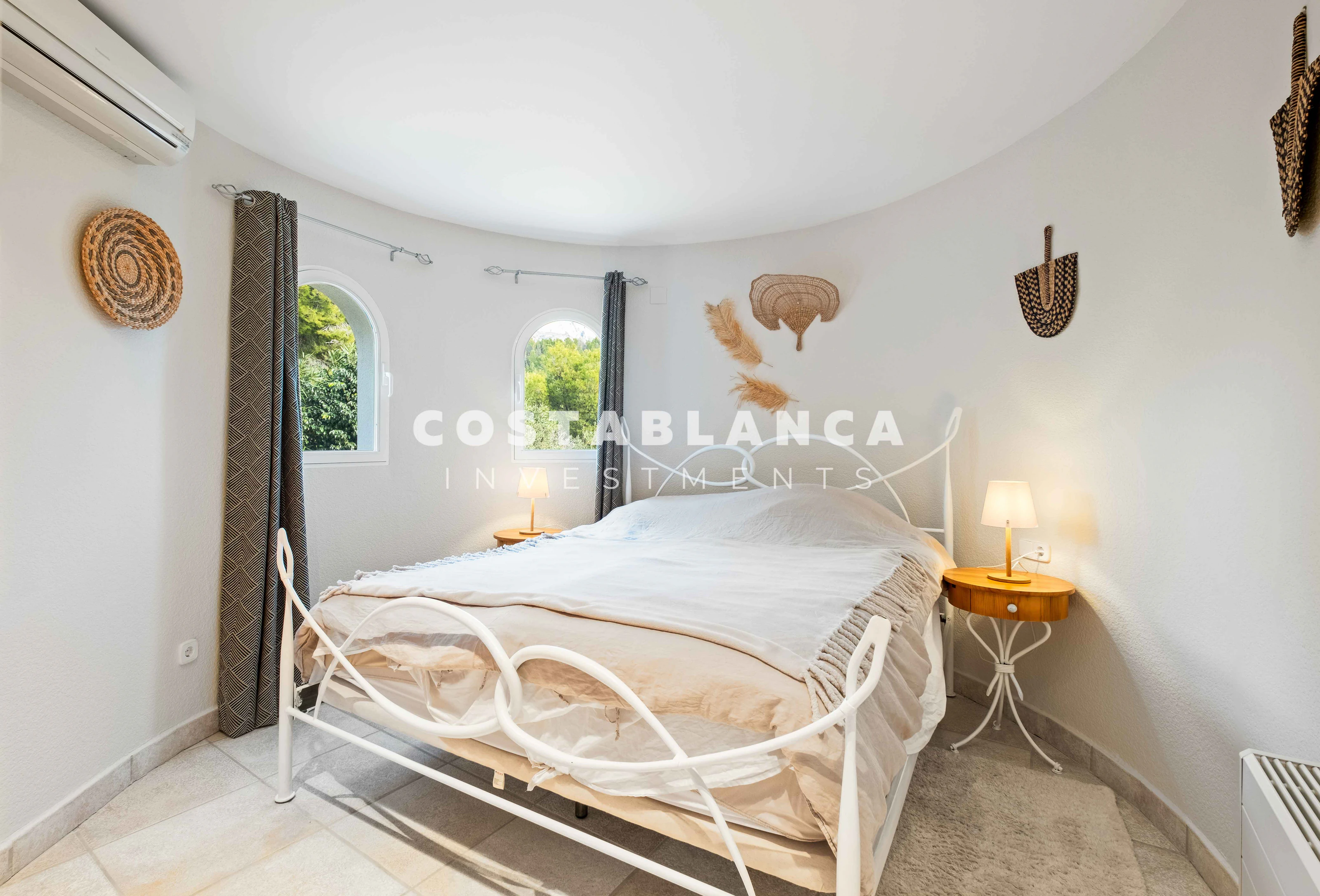 Ibiza Style Villa with Panoramic Views over Altea Bay and the Mediterranean Sea