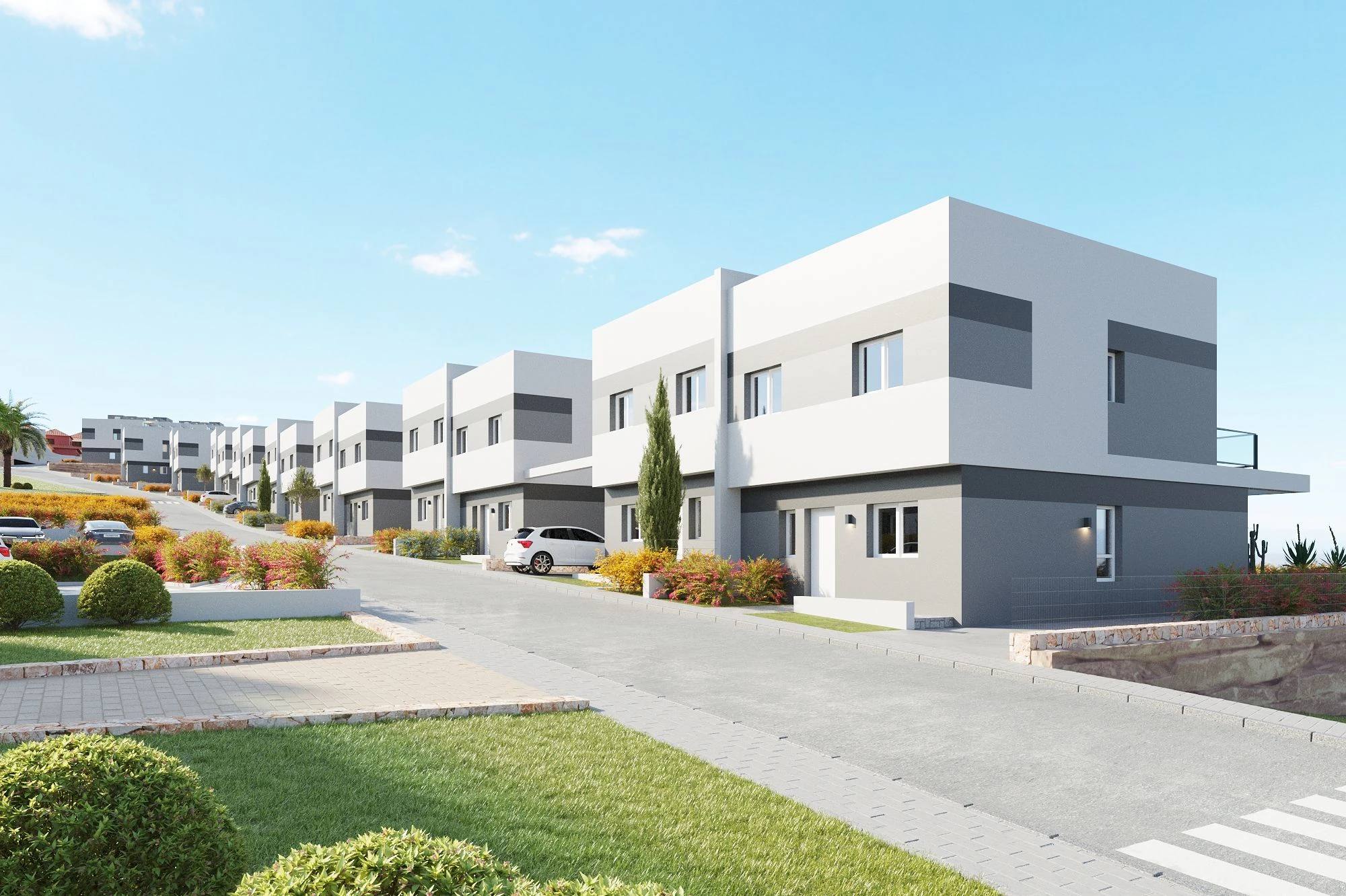 New Build Modern Townhouse for Sale in Finestrat
