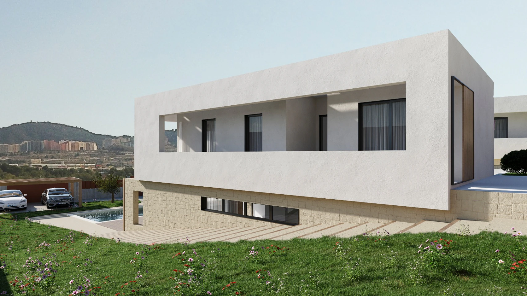 Neubau Moderne Villa zum Verkauf in Finestrat mit Aussicht