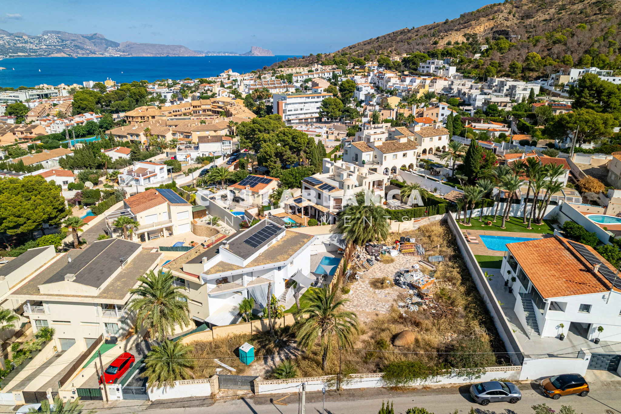 Terreno residencial con vistas al mar en venta en El Albir