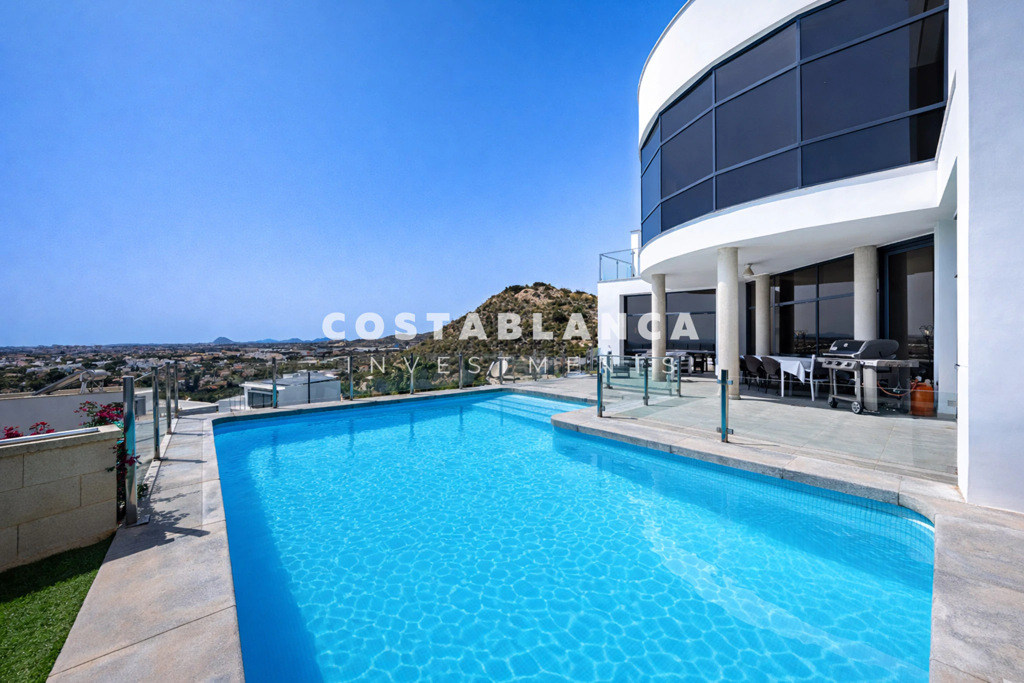 Modern Sea View Villa with Heated Pool and Panoramic Views for sale in Campello