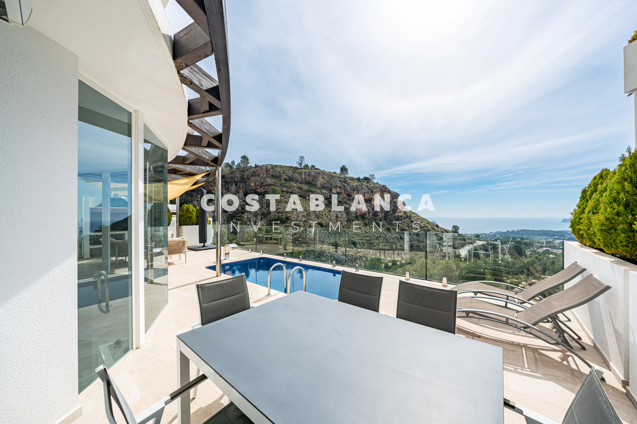 Luxury Modern Villa in Sierra Altea with Panoramic Sea Views