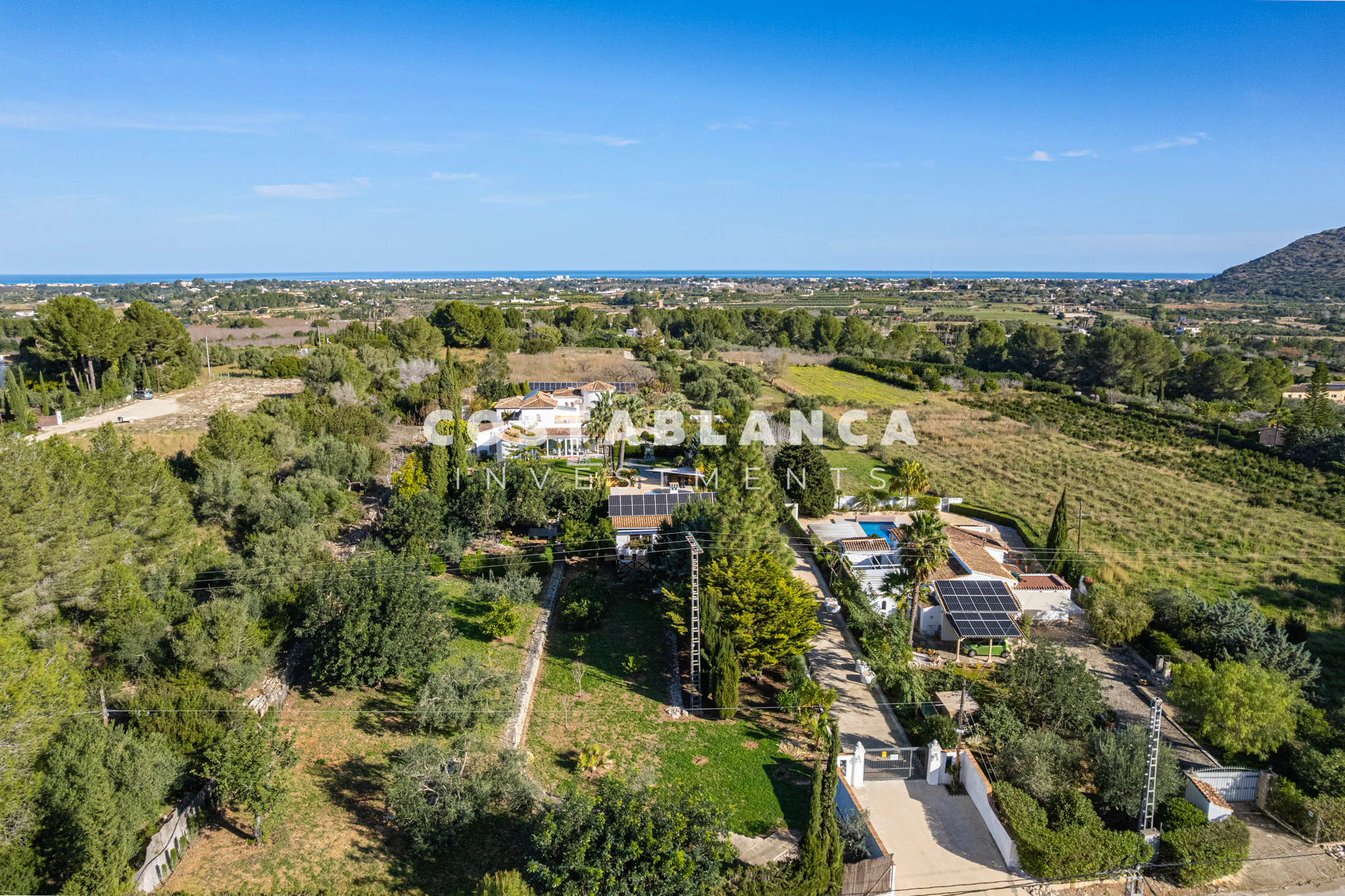 Fully Modernized Luxury Villa with Guest Apartment and Solar Energy for sale in Denia