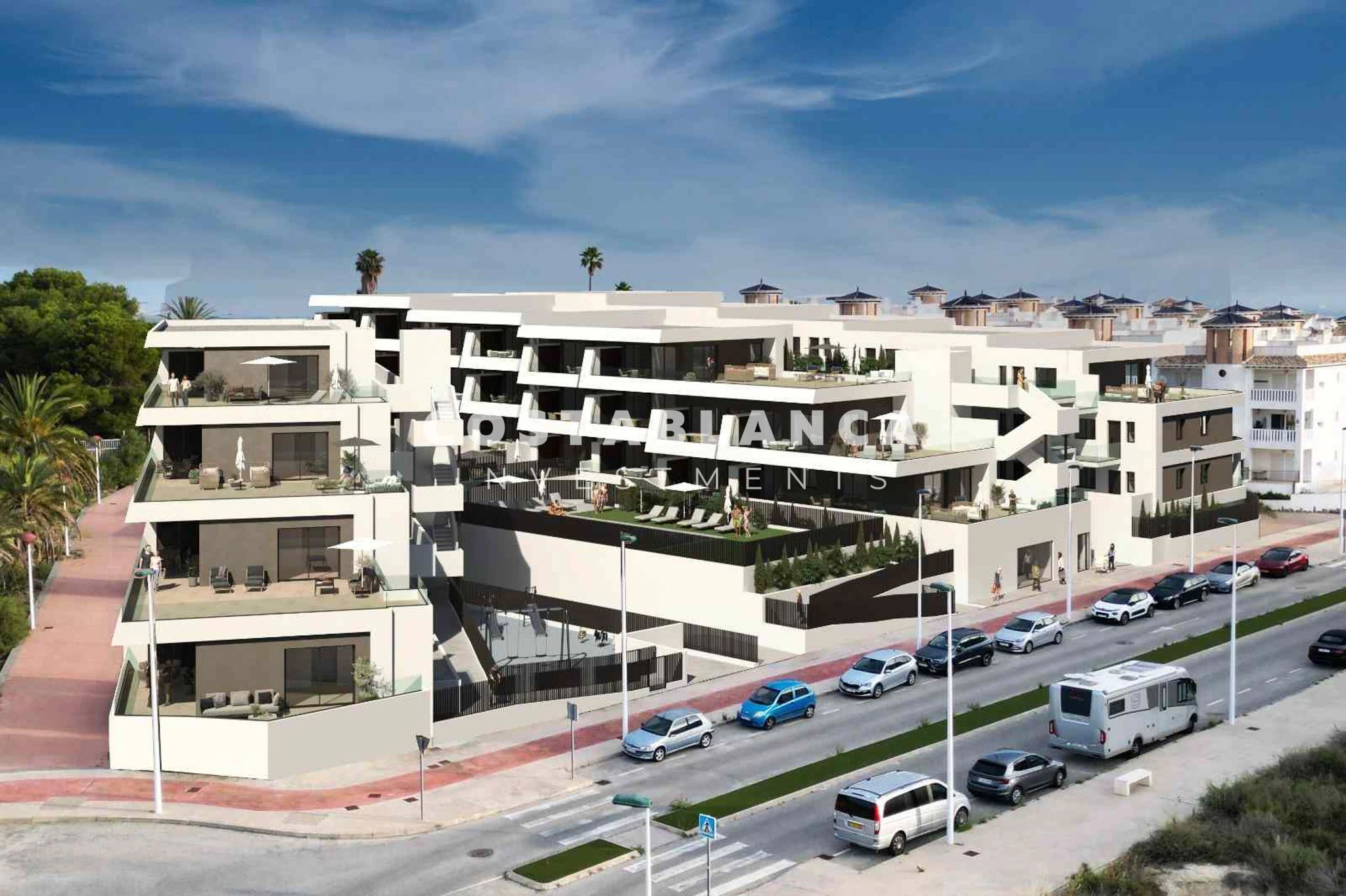 Top Apartment in El Pinet 7 Minutes Walk to the Beach with Private Garden and Terrace