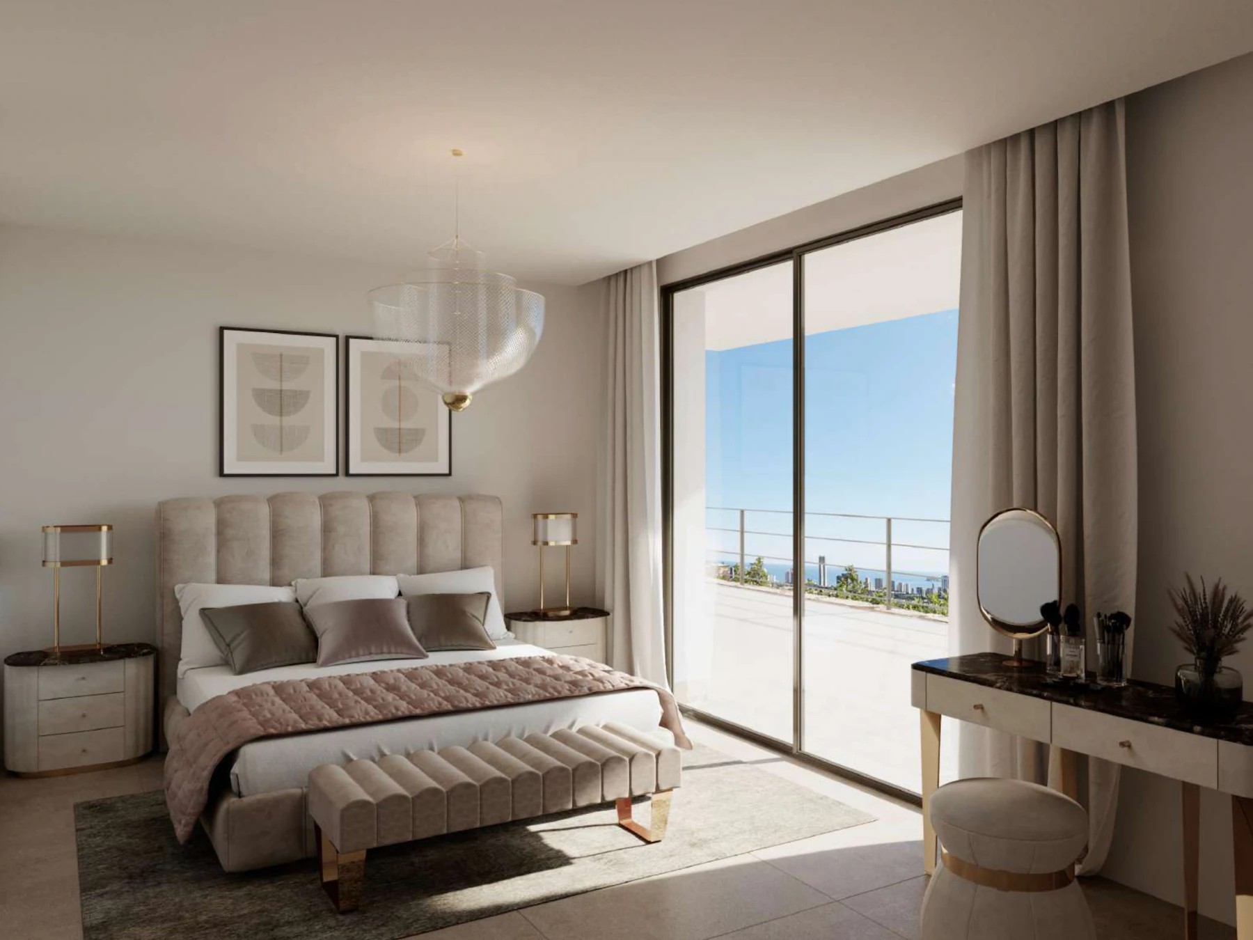 New Build Modern Villa for Sale in Finestrat With Panoramic Sea Views