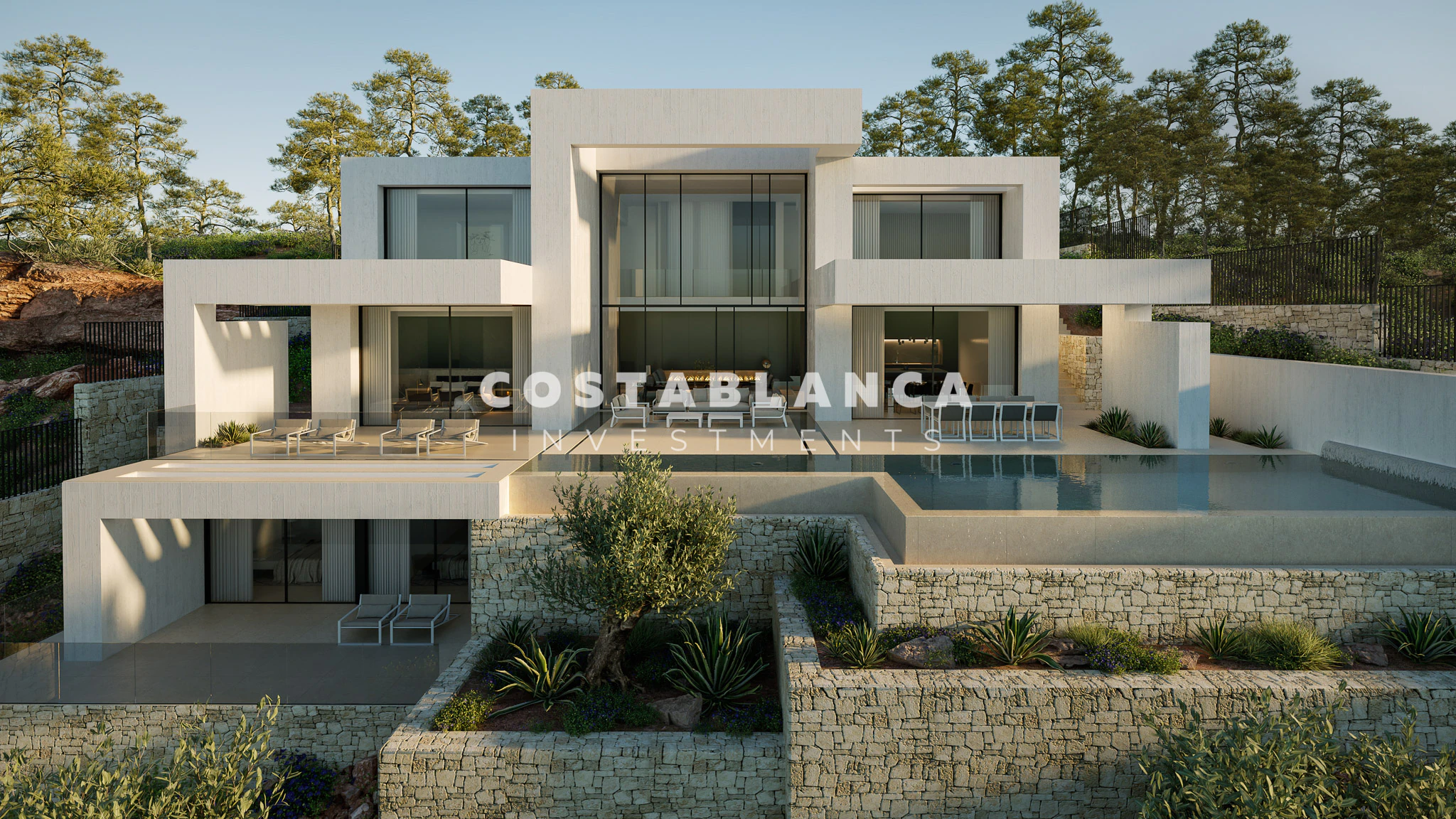 Villa neuve de luxe méditerranéenne à vendre à Jávea