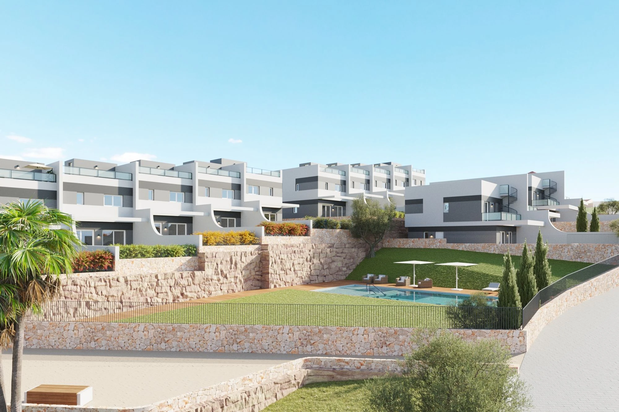 New Build Modern Townhouse for Sale in Finestrat