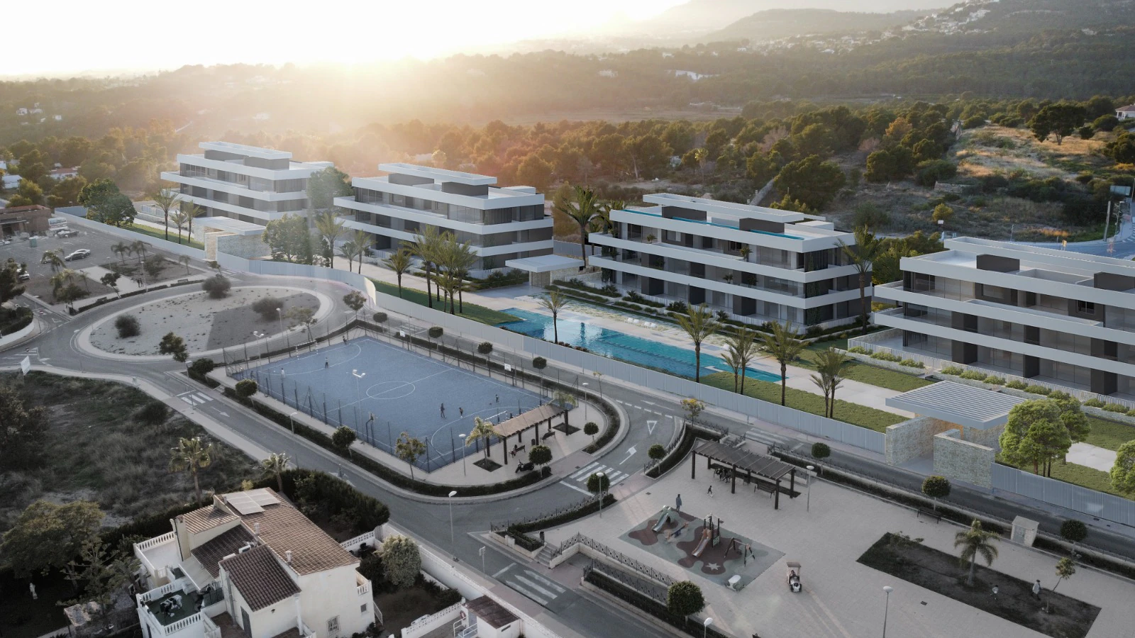 Moderne Neubauwohnungen zu verkaufen in La Nucía