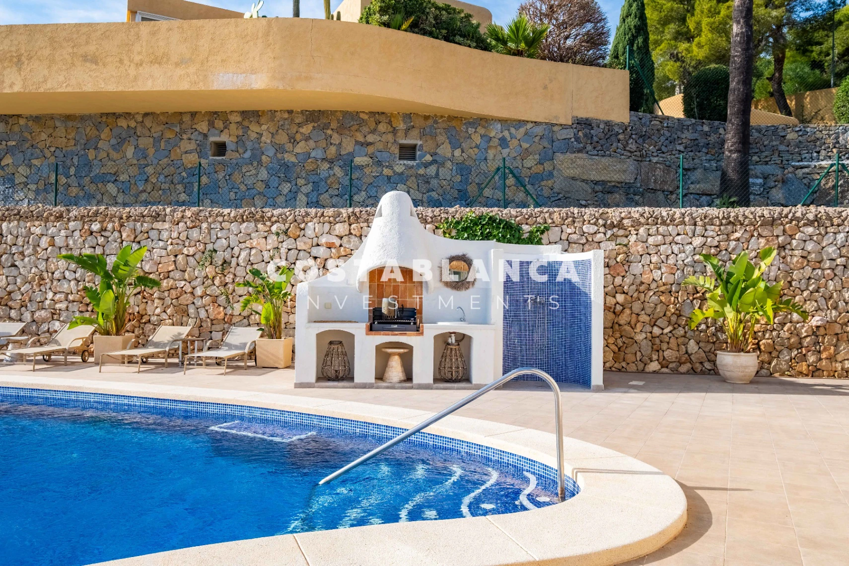 Ibiza Style Villa with Panoramic Views over Altea Bay and the Mediterranean Sea