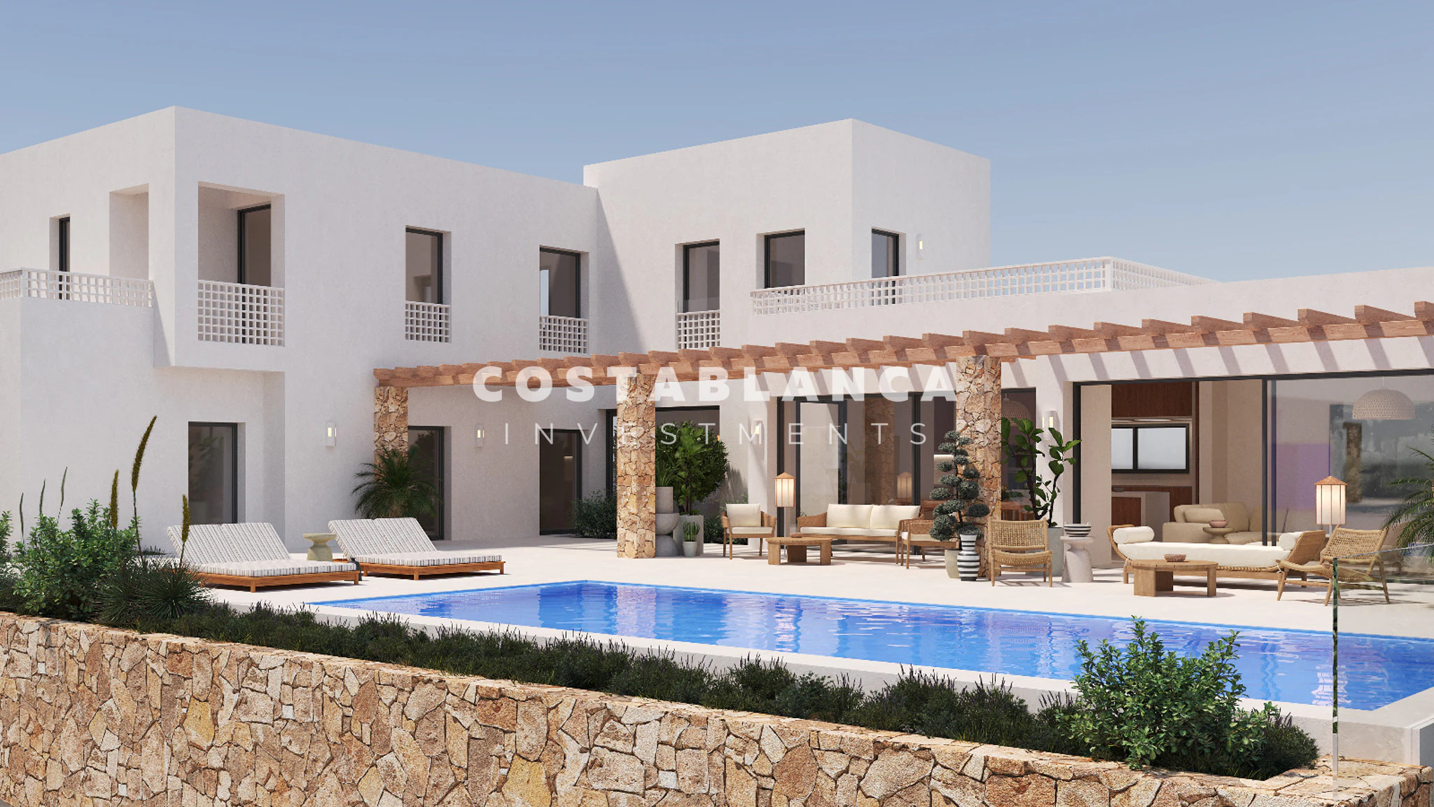 Luxus-Neubauvilla mit Meerblick zu verkaufen in Moraira