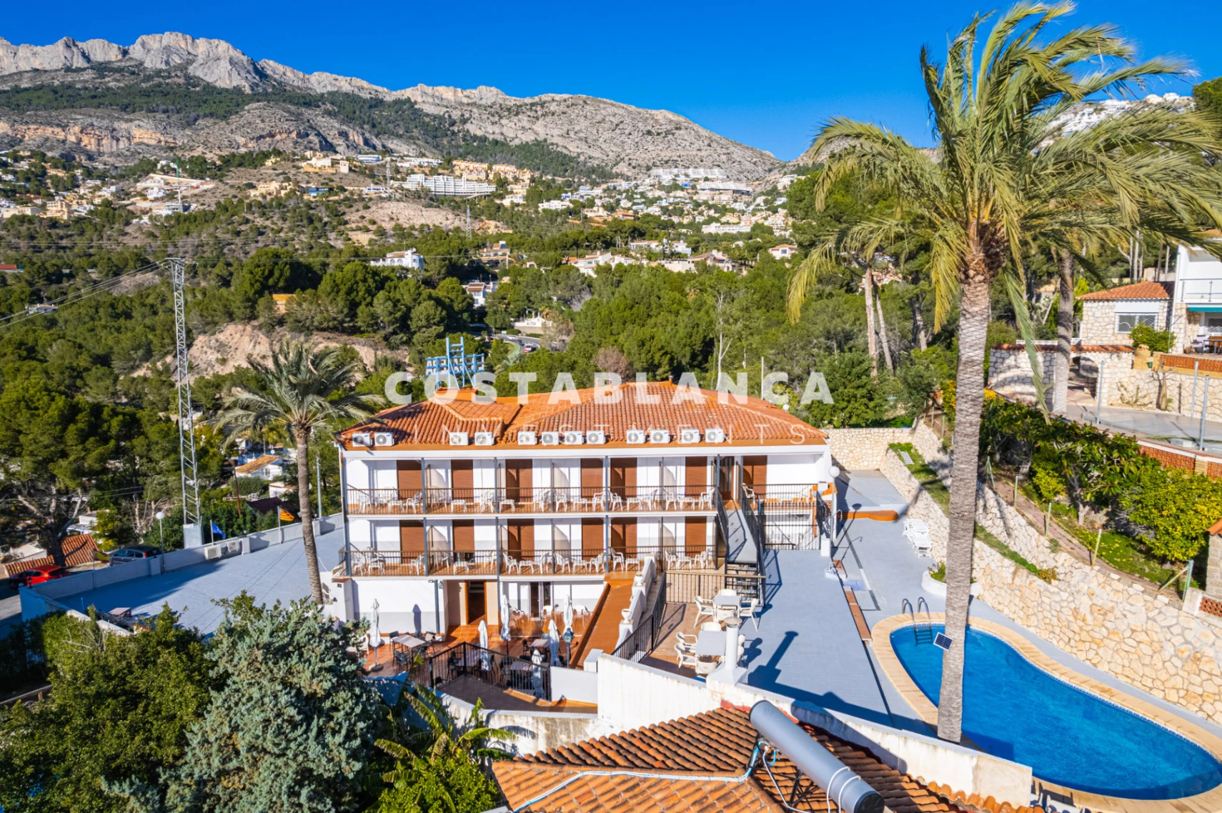 Centrally Located Hotel with Sea Views and Apartment Conversion Opportunity for sale in Altea