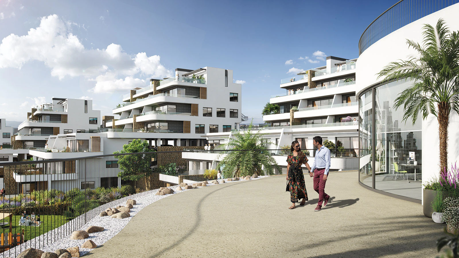 Nowo wybudowany nowoczesny apartament na sprzedaż w Finestrat z basenem bez krawędzi