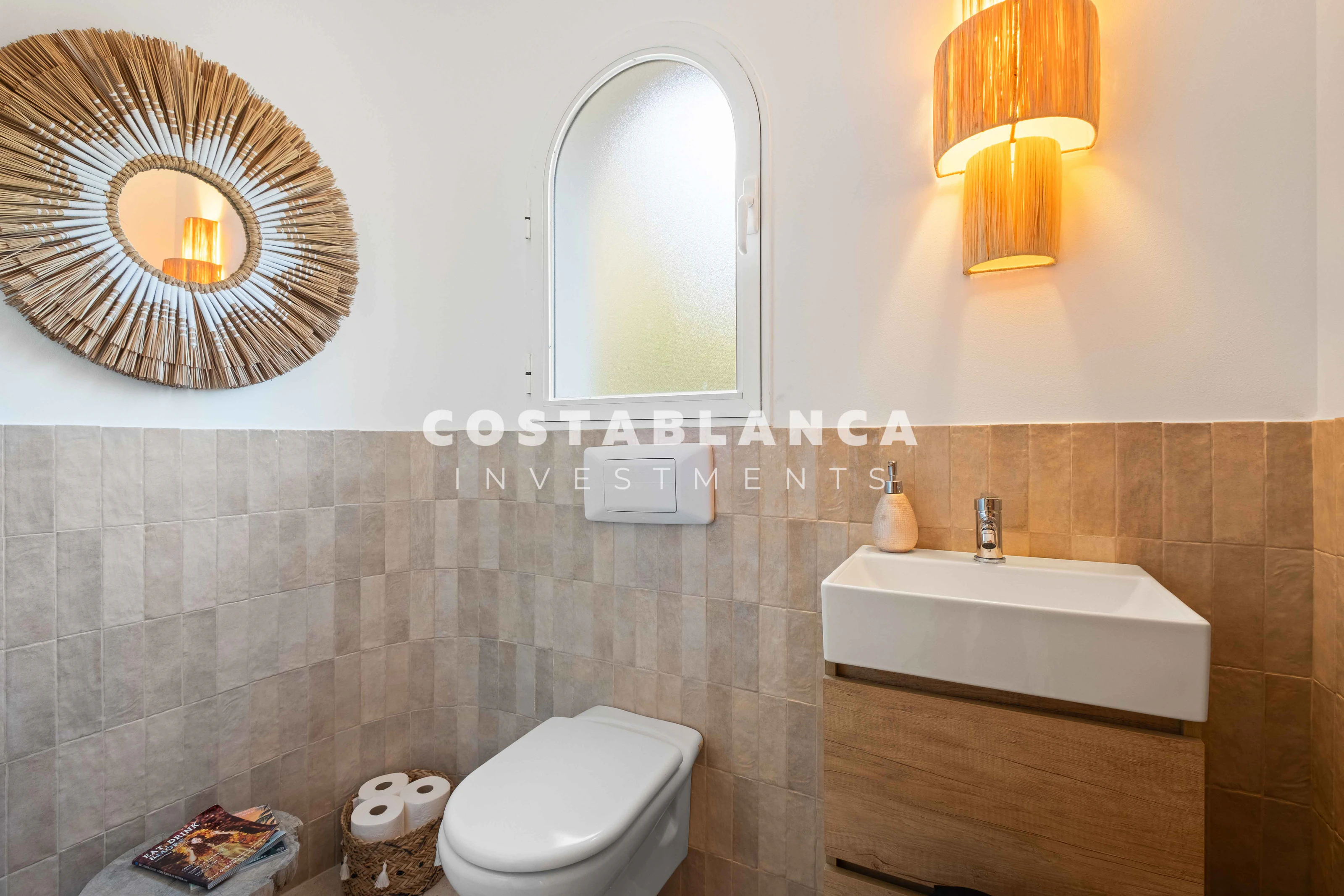 Ibiza Style Villa with Panoramic Views over Altea Bay and the Mediterranean Sea
