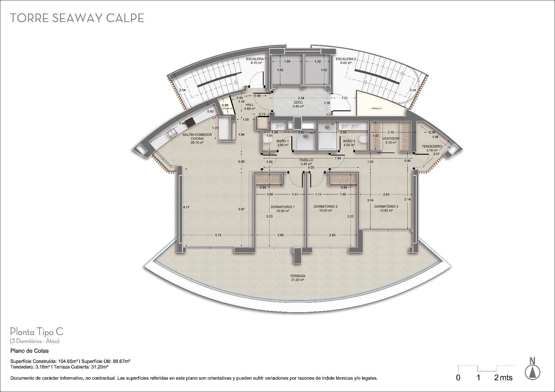 New Build Modern Apartment for Sale in Calpe With Sea and Mountain Views