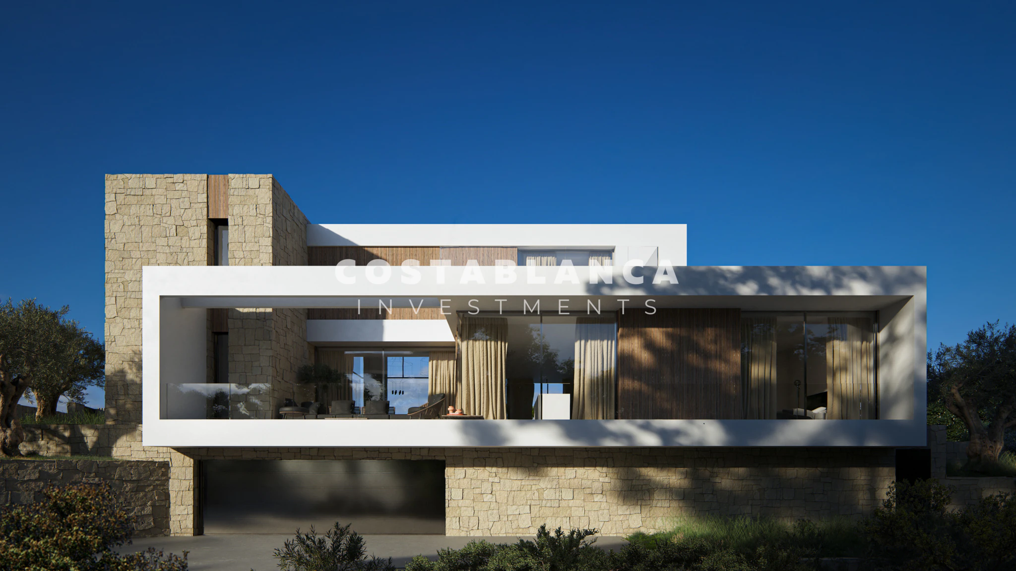 Villa neuve avec vue sur la mer à vendre à Moraira