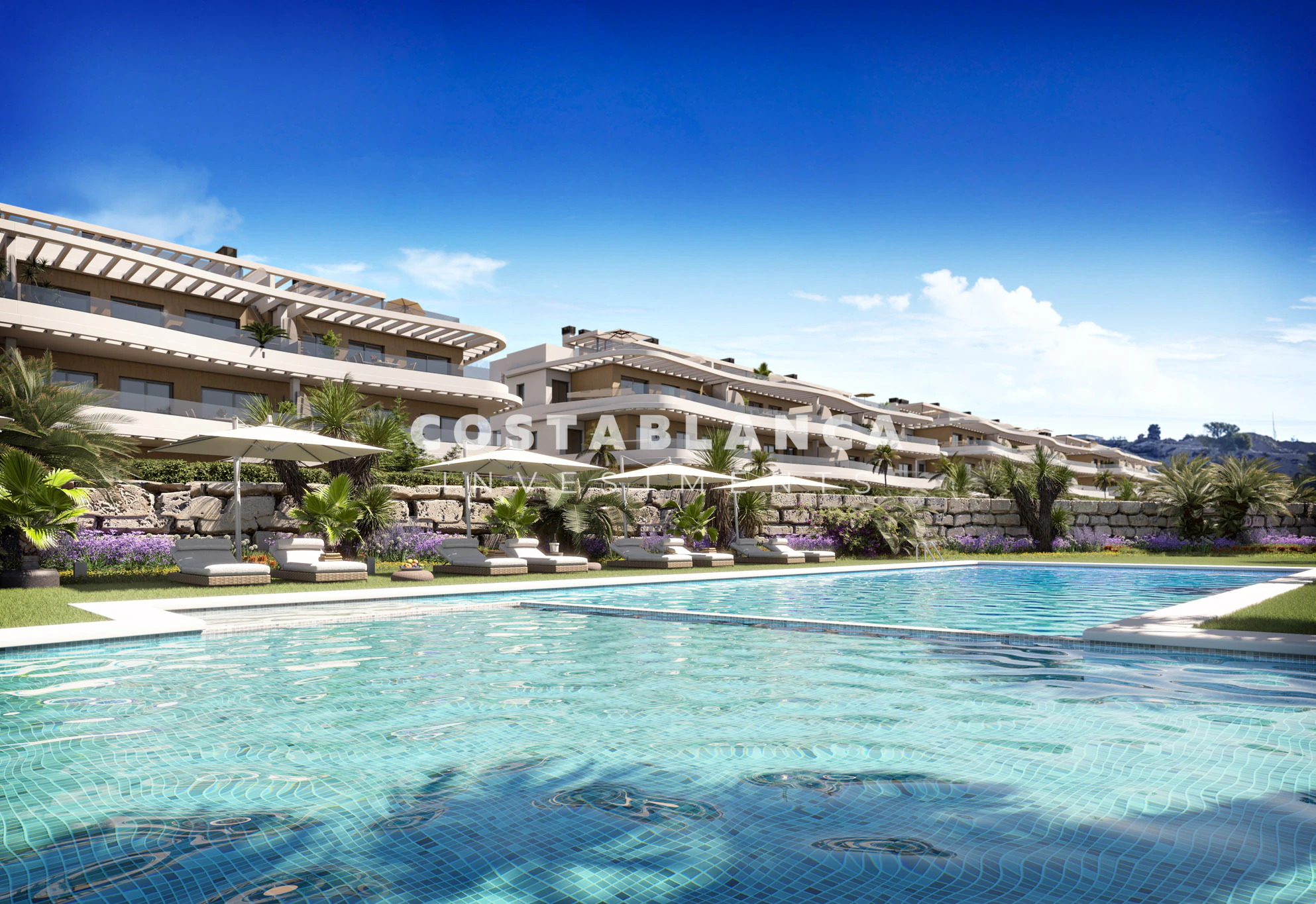 Mieszkania na pierwszym piętrze z otwartym widokiem na sprzedaż w Finestrat Paradise Resort