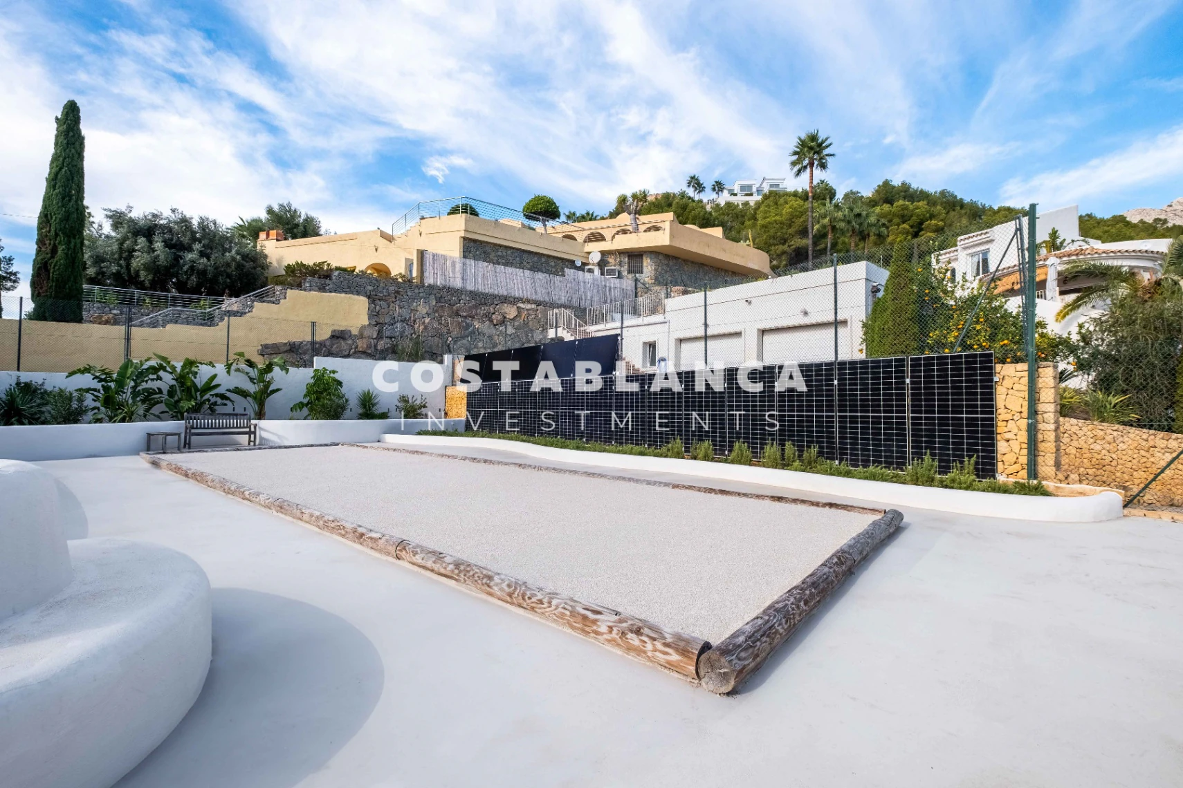 Ibiza Style Villa with Panoramic Views over Altea Bay and the Mediterranean Sea
