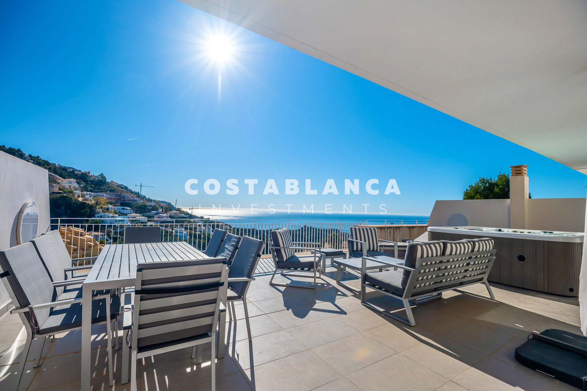 Exclusive Southeast Facing Penthouse for sale in Altea