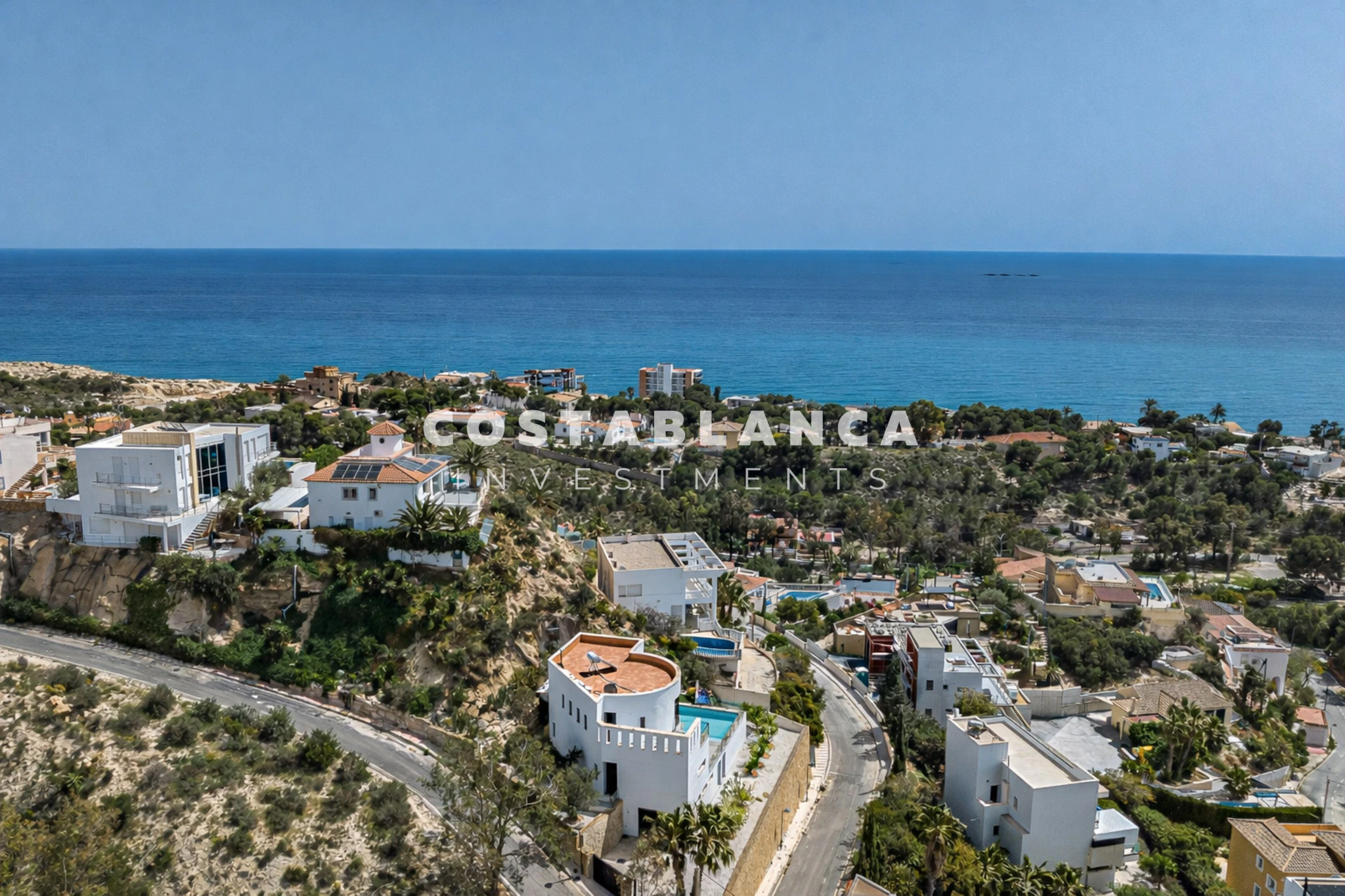 Modern Sea View Villa with Heated Pool and Panoramic Views for sale in Campello