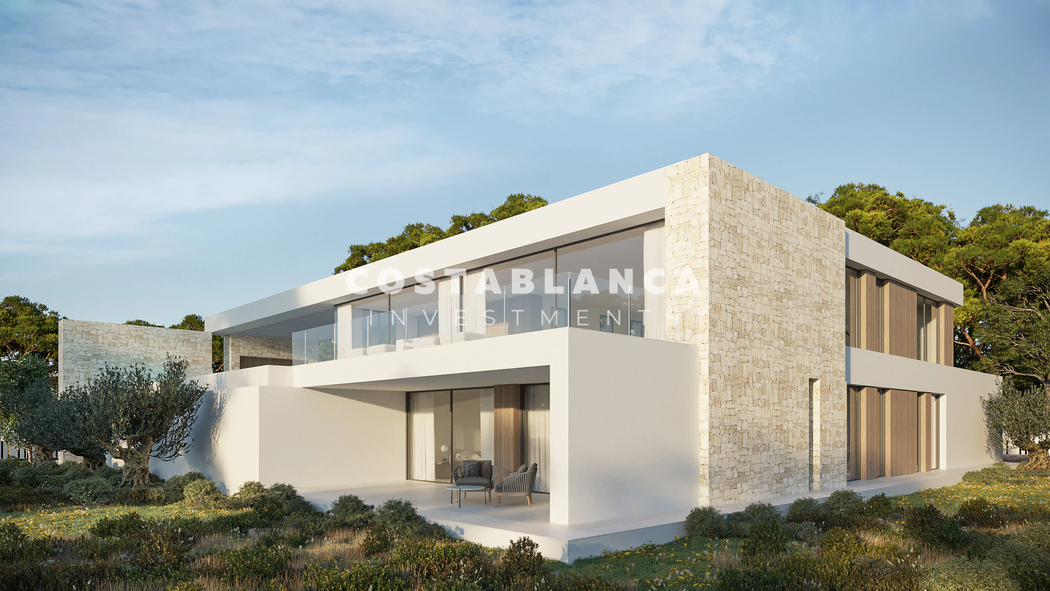 Villa neuve de luxe avec vue sur mer à vendre à Moraira