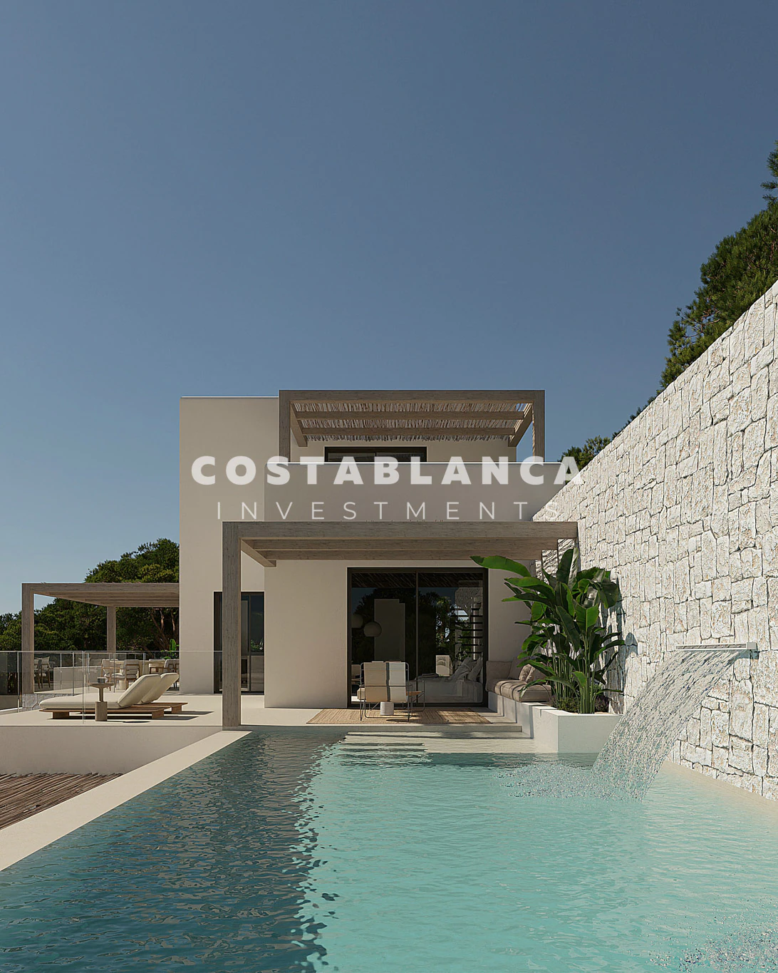 Modern Luxury Villa with Sea Views 250m from Cala La Fustera