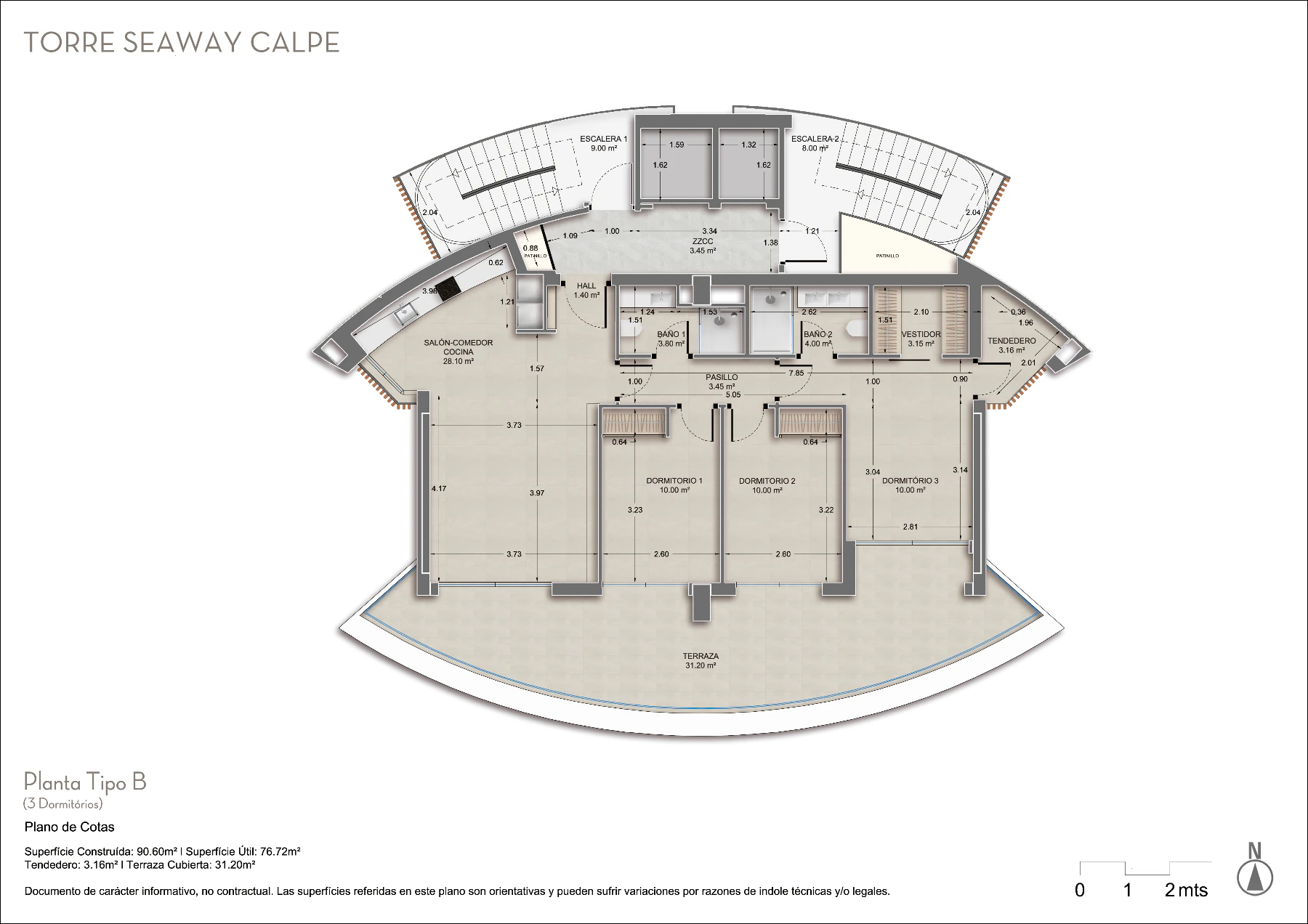 New Build Modern Apartment for Sale in Calpe With Sea and Mountain Views