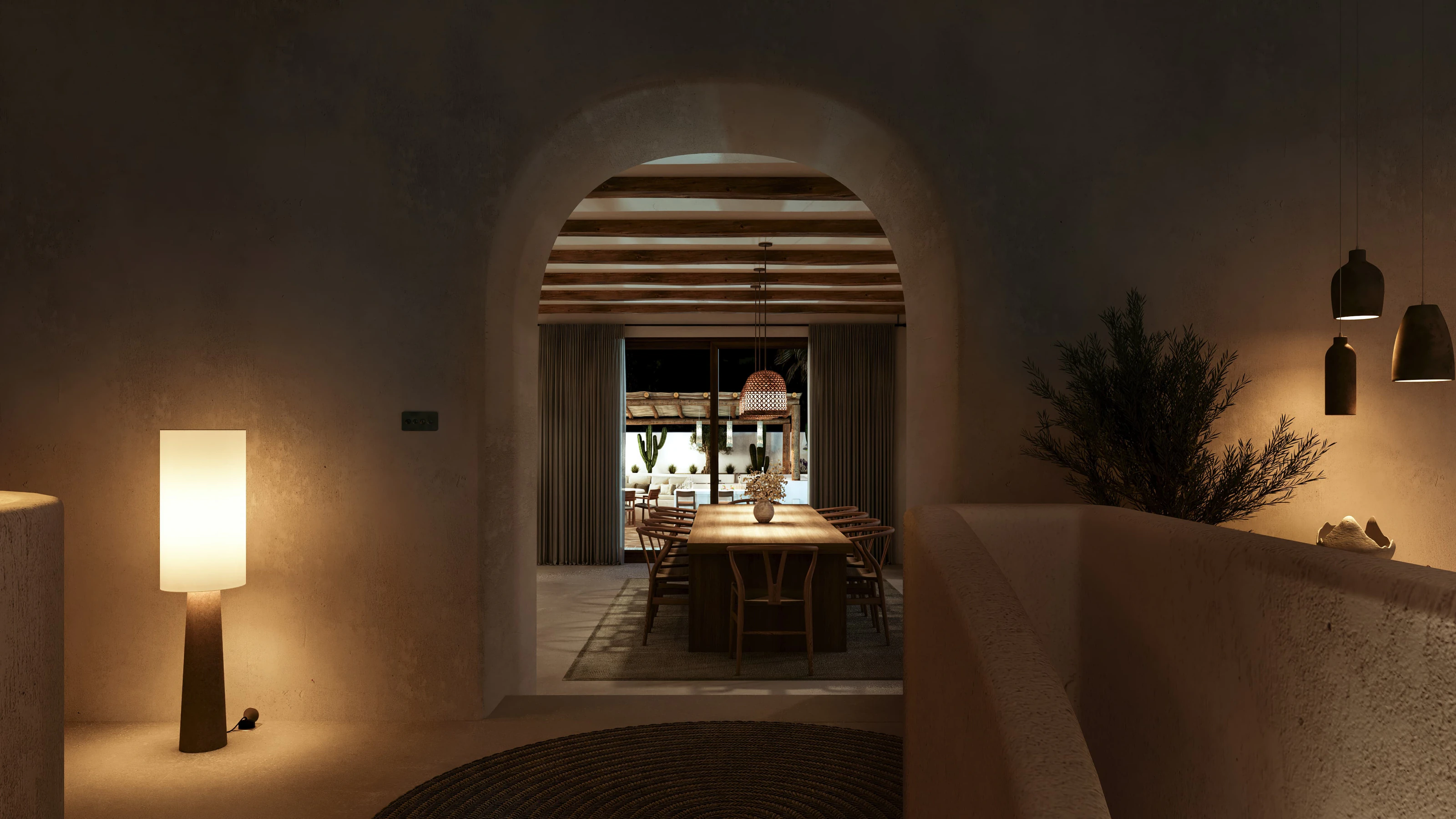 Villa de lujo al estilo de Ibiza con vistas al mar en Moraira – finalización a principios de 2026