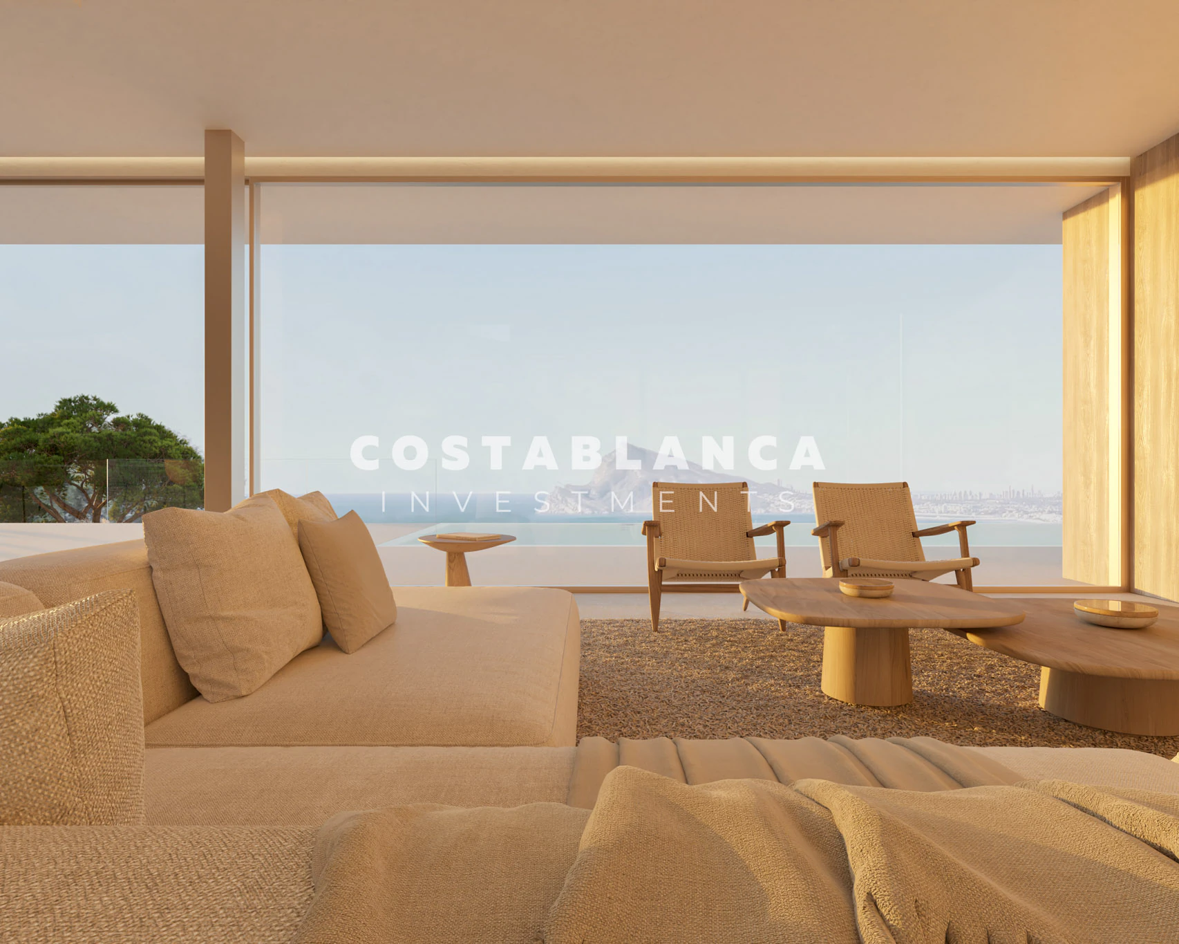 Villa contemporaine design avec piscine à débordement à vendre à Maryvilla, Calpe