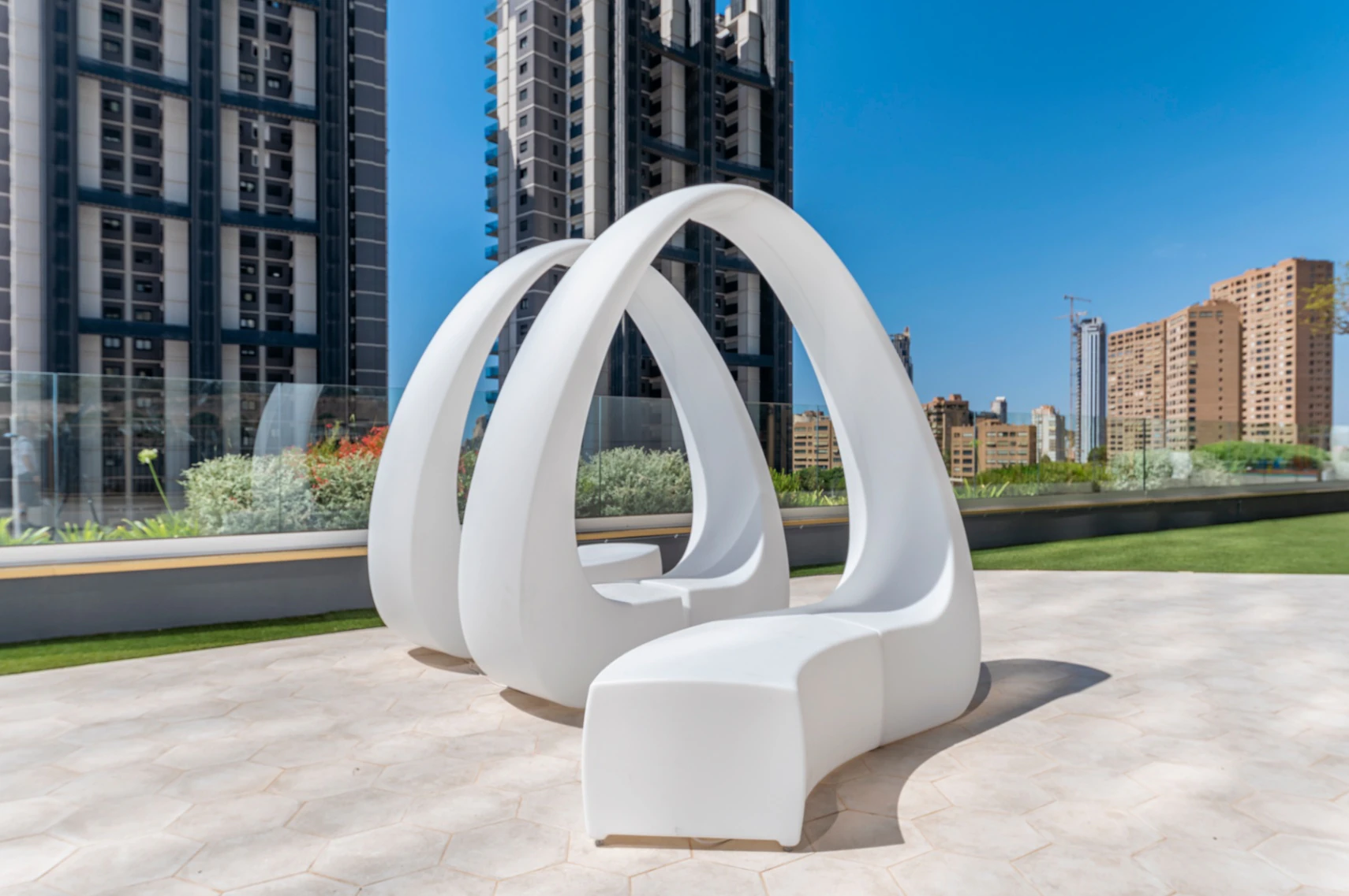 43. Etage Residence mit Meer- und Bergblick zu verkaufen in Benidorm