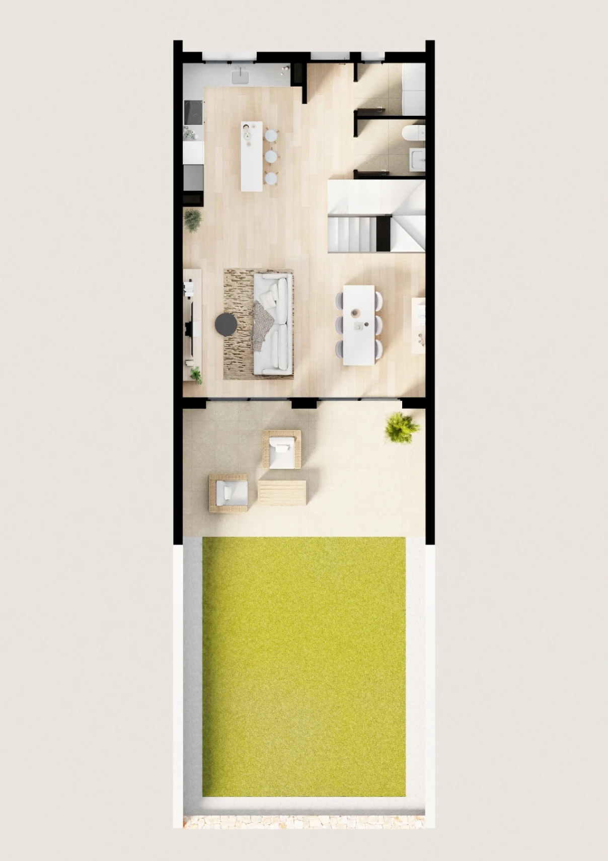 New Build Modern Townhouse for Sale in Finestrat