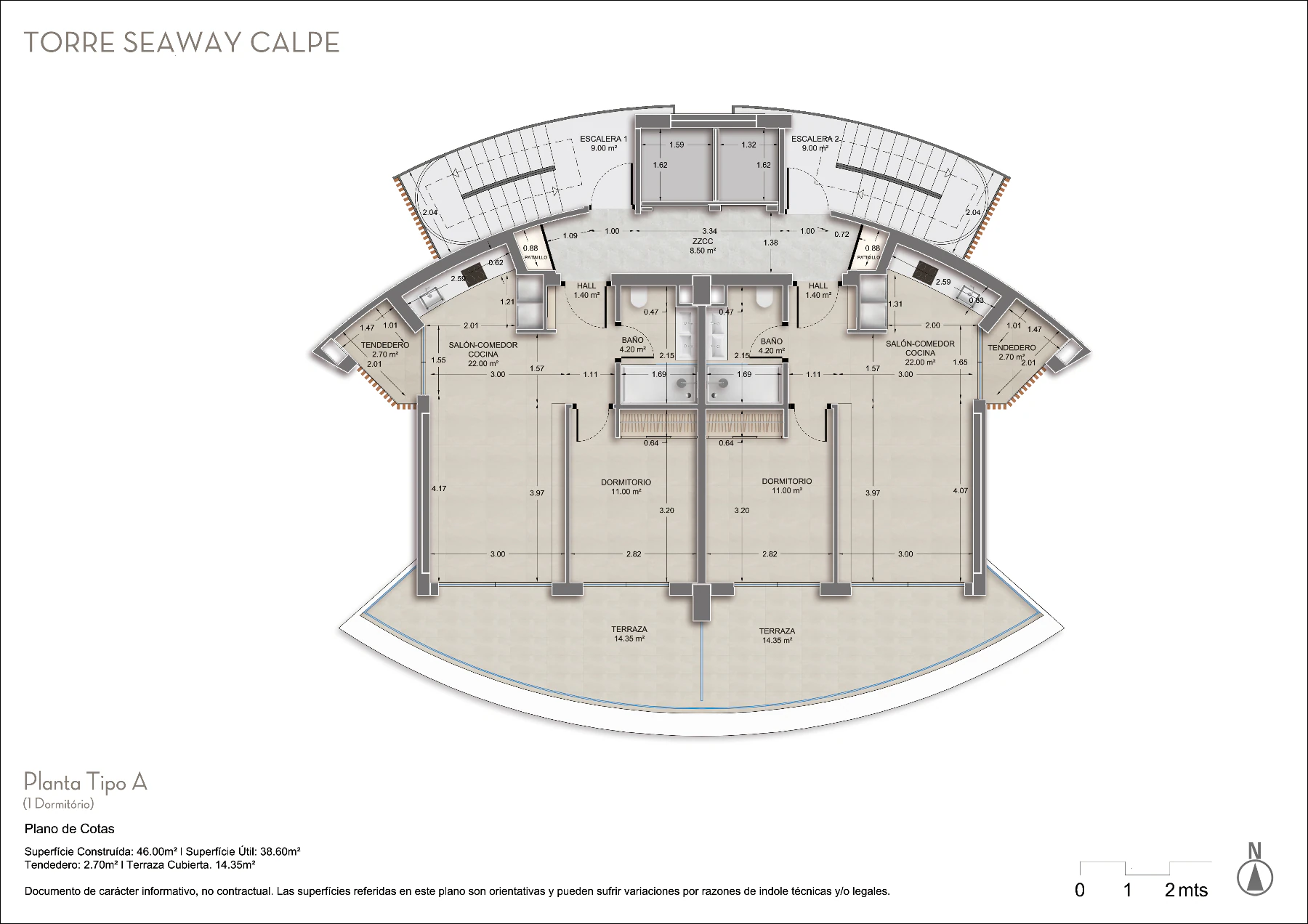 New Build Modern Apartment for Sale in Calpe With Sea and Mountain Views