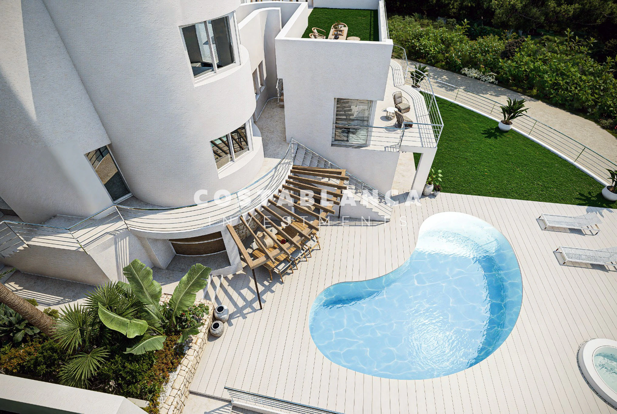 Une villa au style de vie unique avec vue sur la mer et les montagnes à Altea Hills