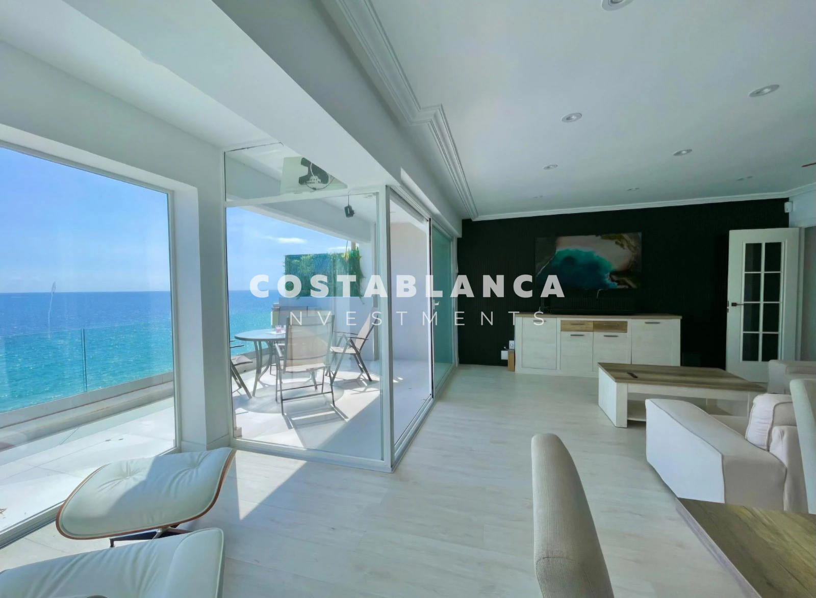 Penthouse in erster Linie mit Panoramablick auf das Meer zu verkaufen in Benidorm