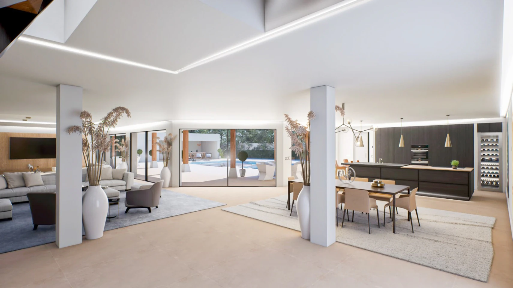 Villa Moderna en Construcción con Vistas al Mar en Venta en Alfaz del Pi