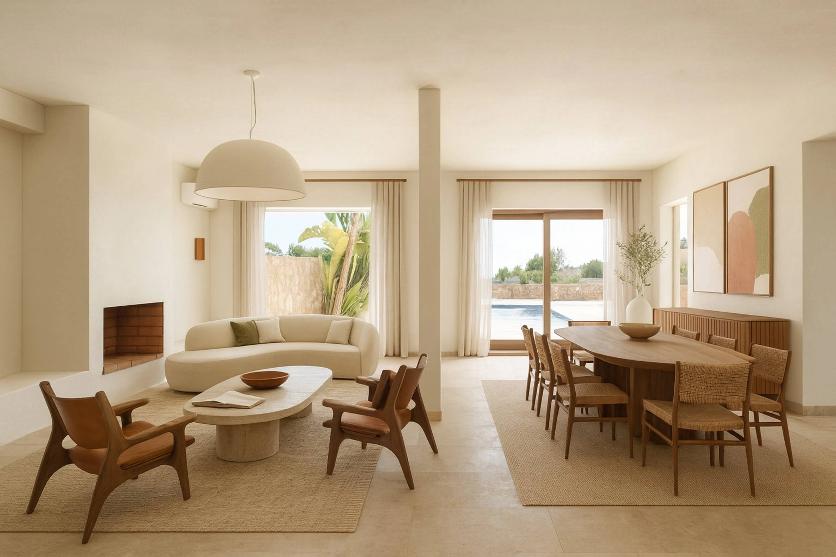 Villa Andrago Residencia Contemporánea Mediterránea en Primera Línea a la Venta en Moraira