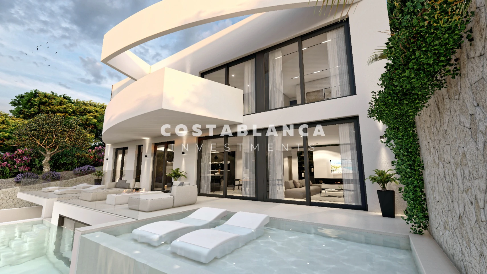 Villa haut de gamme à Altea avec solarium et sous-sol