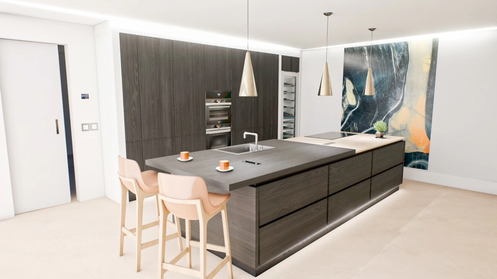 Villa Moderna en Construcción con Vistas al Mar en Venta en Alfaz del Pi