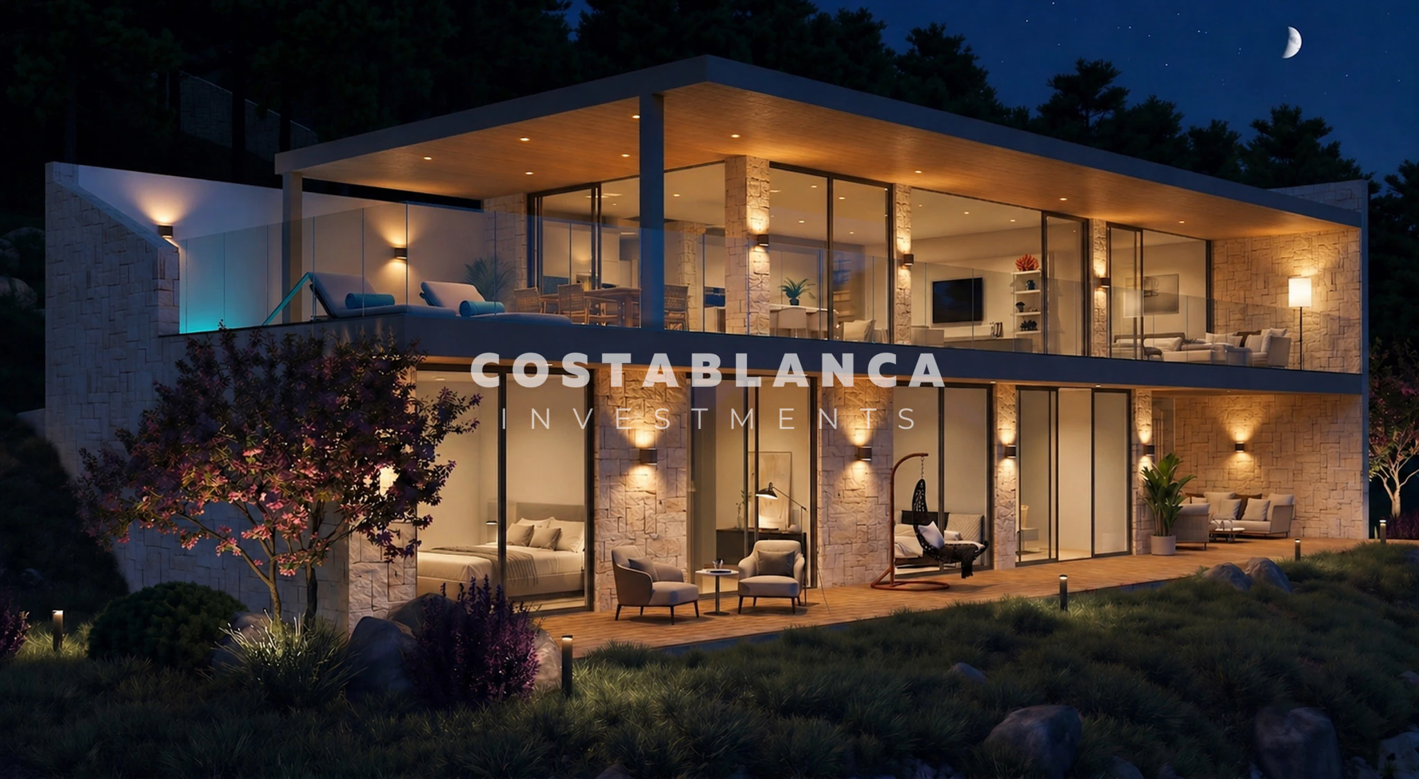 Modern Designer Villa with Panoramic Views for Sale in Altea Hills