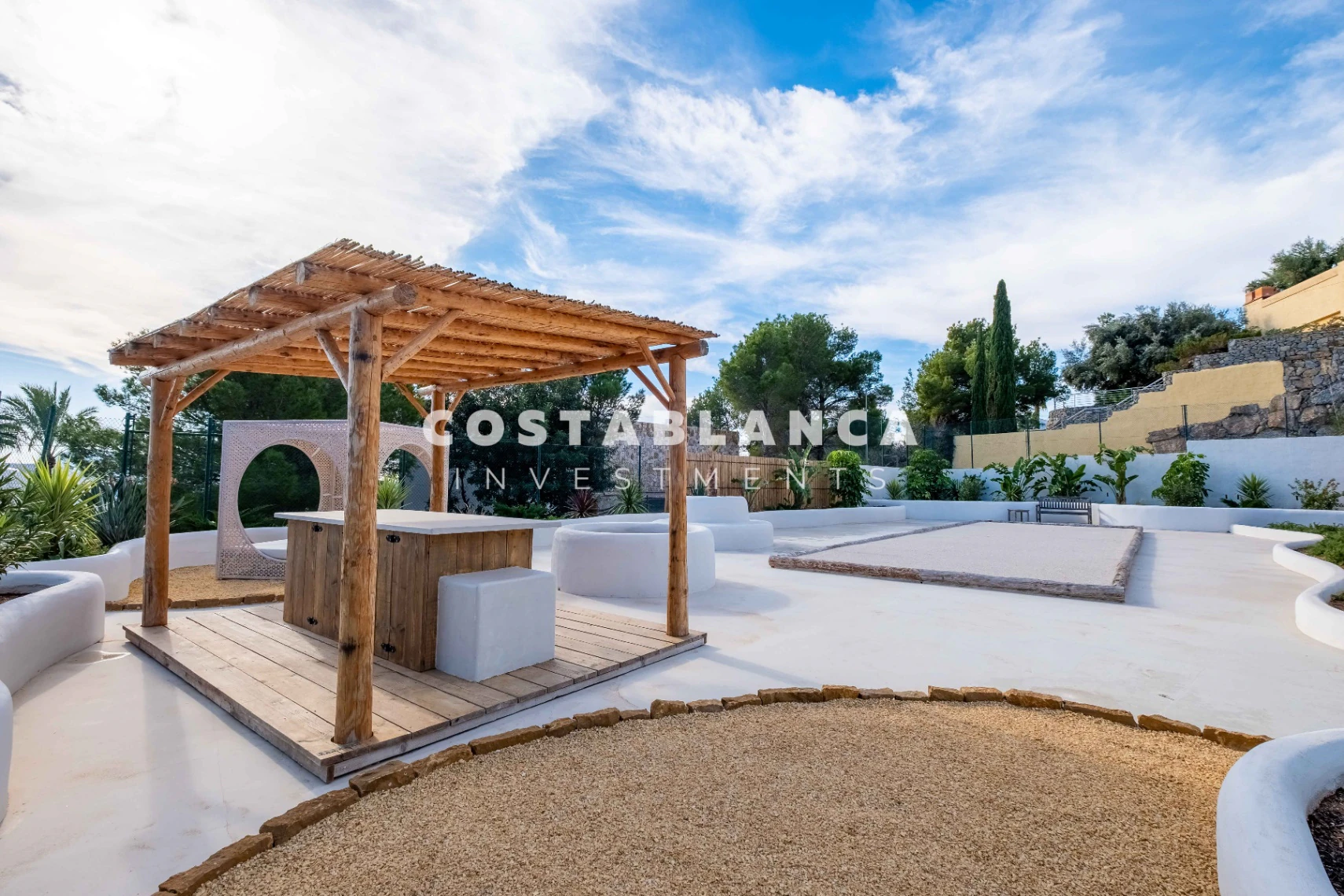 Ibiza Style Villa with Panoramic Views over Altea Bay and the Mediterranean Sea