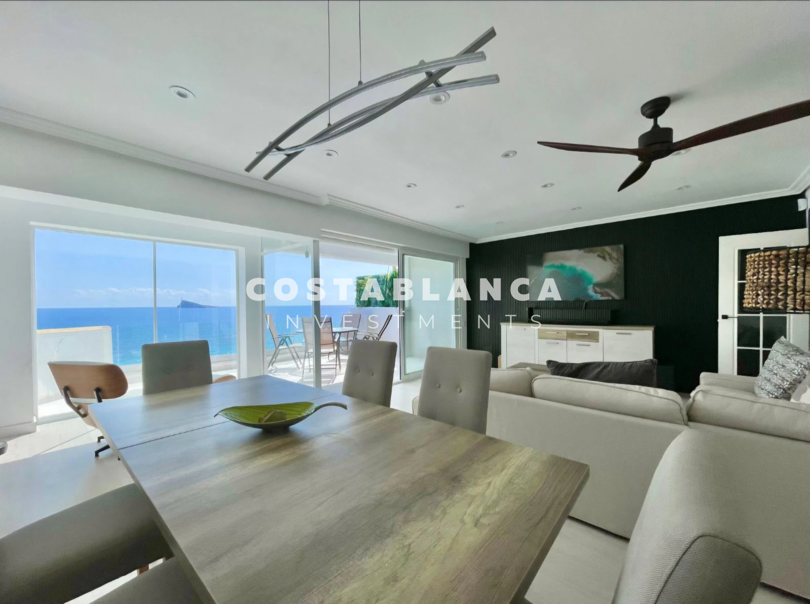 Penthouse in erster Linie mit Panoramablick auf das Meer zu verkaufen in Benidorm