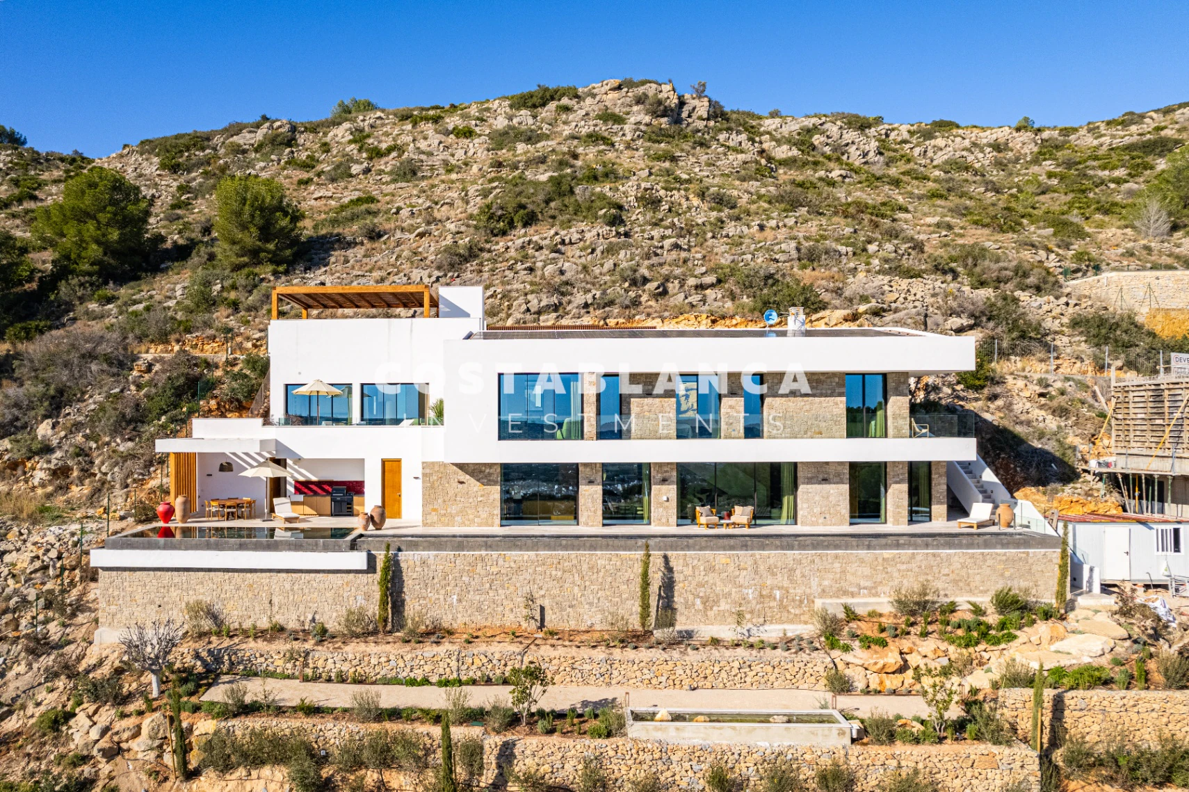 CA MALVA - New modern and eco-friendly luxury villa with panoramic views in fabulous Javea, Spain.