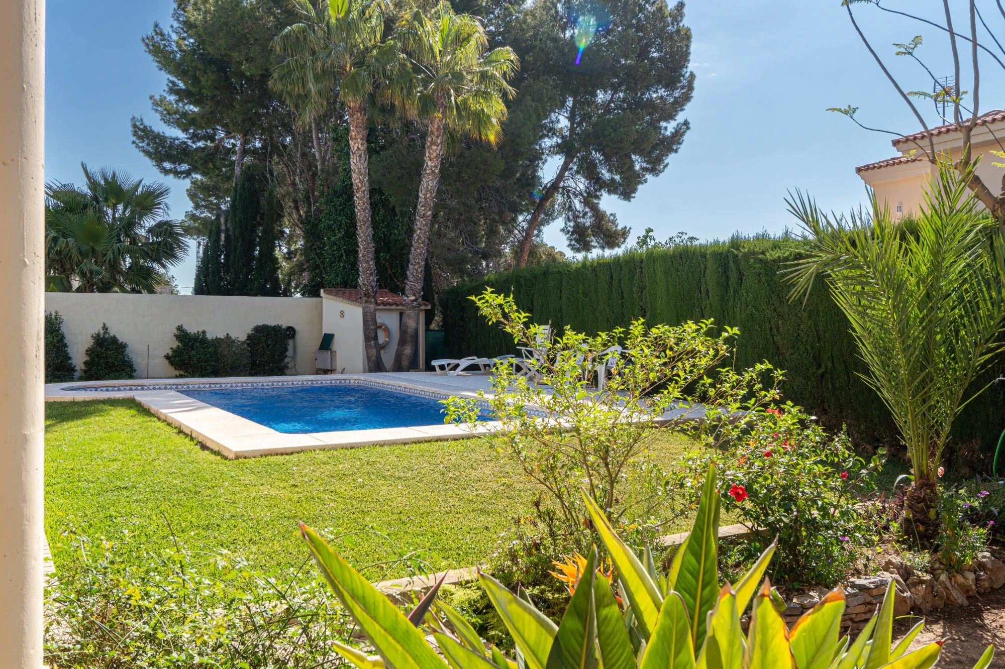 VILLA SPACIEUSE RÉNOVÉE À LA NUCIA AVEC PISCINE ET EXCELLENTS ESPACES EXTERIEURS À VENDRE À LA NUCIA