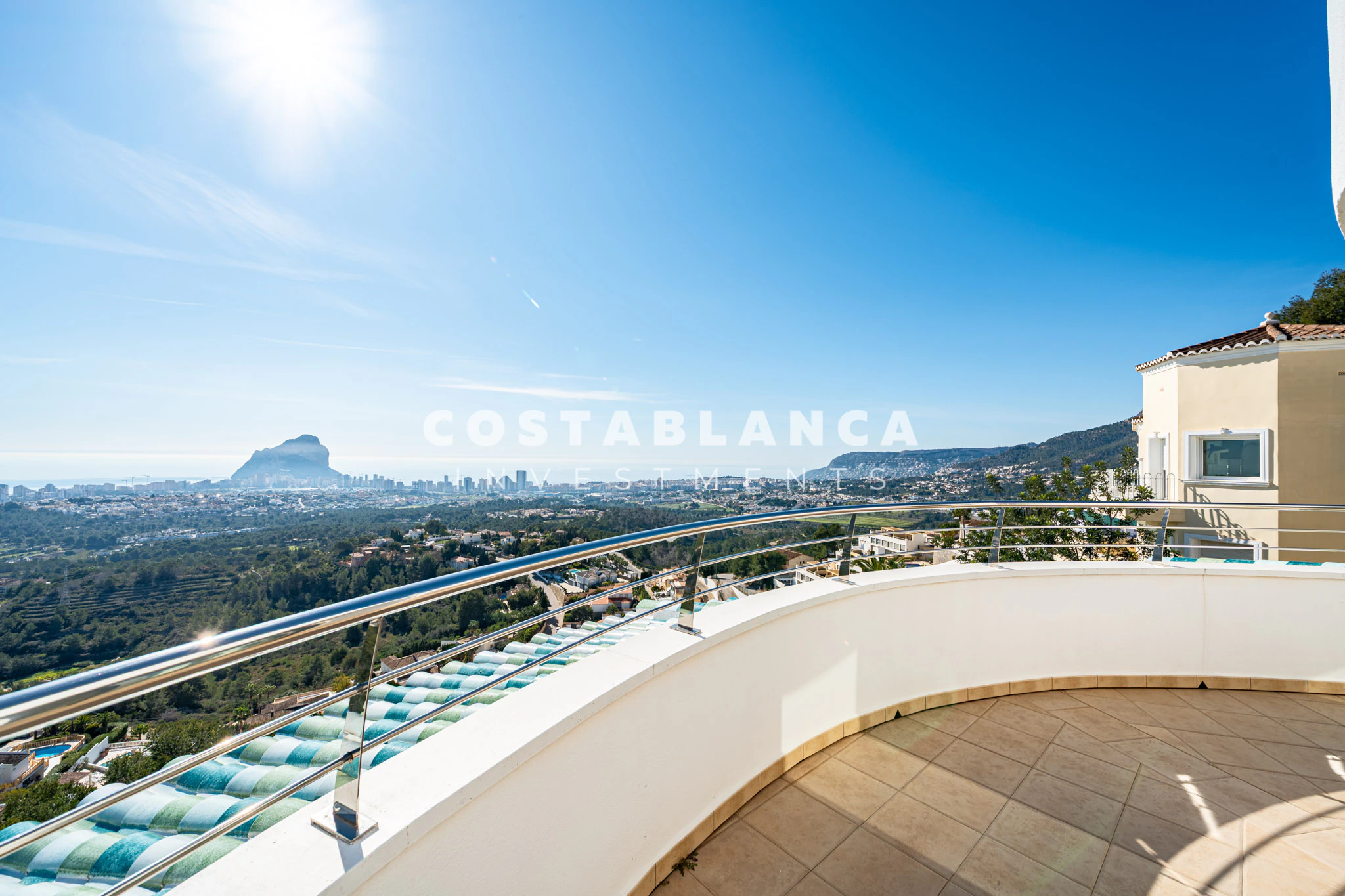 Impressive Villa with Panoramic Sea Views for sale in Calpe