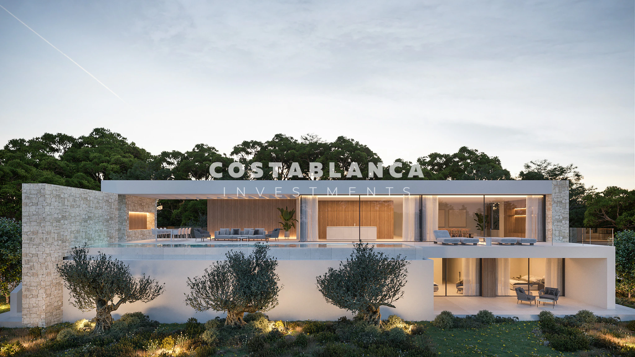 Villa neuve de luxe avec vue sur mer à vendre à Moraira