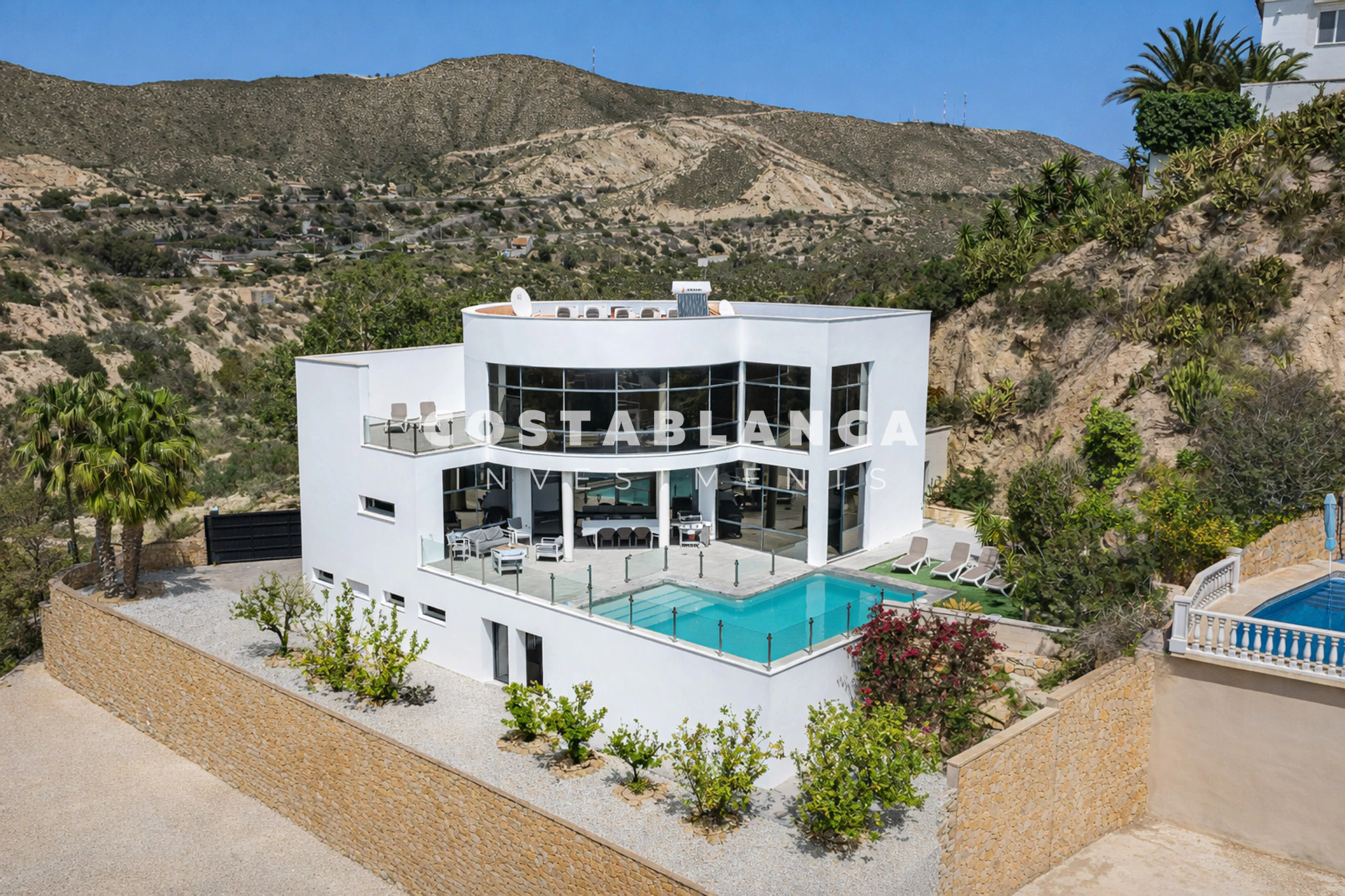 Modern Sea View Villa with Heated Pool and Panoramic Views for sale in Campello