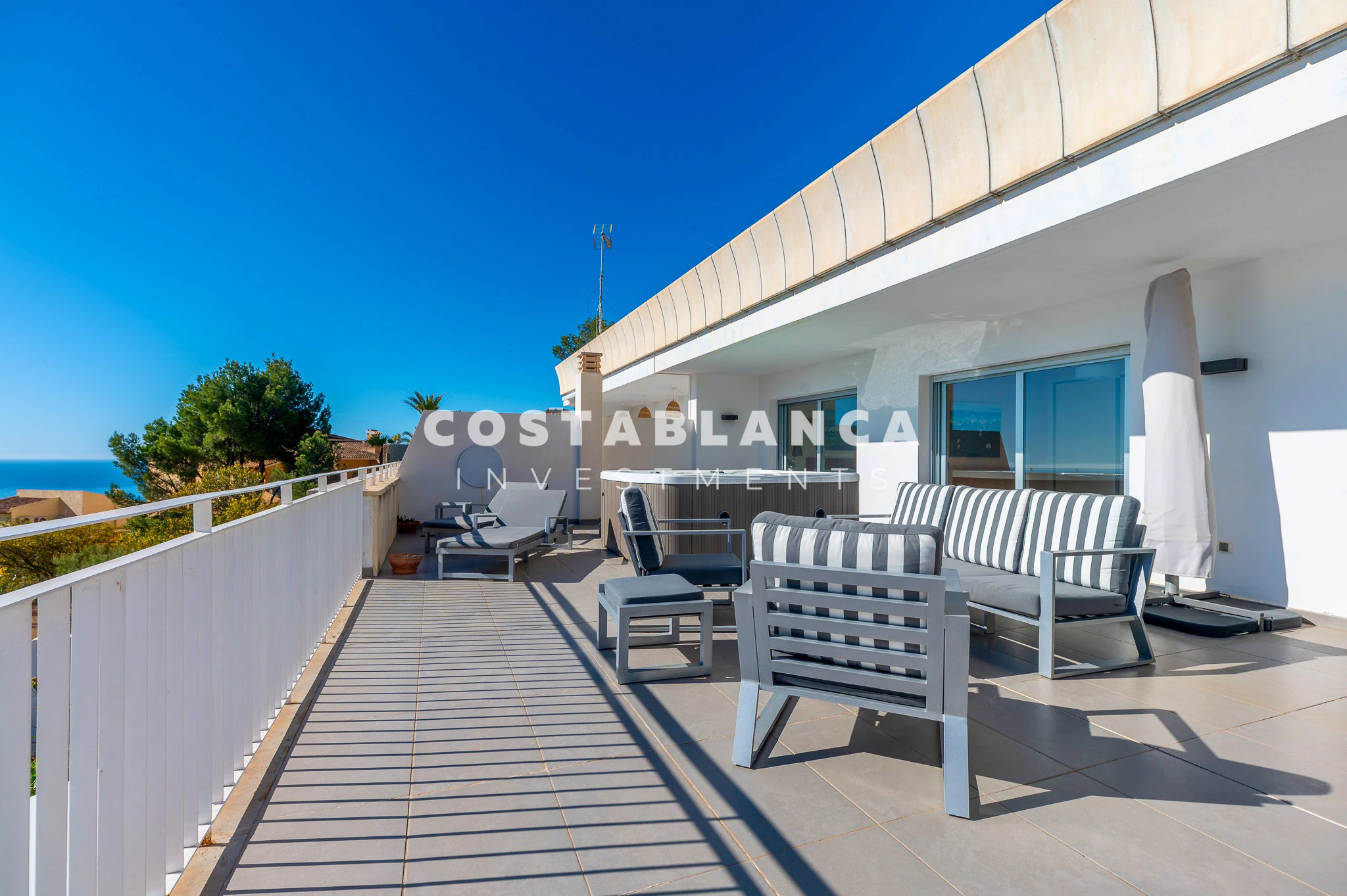 Exclusive Southeast Facing Penthouse for sale in Altea