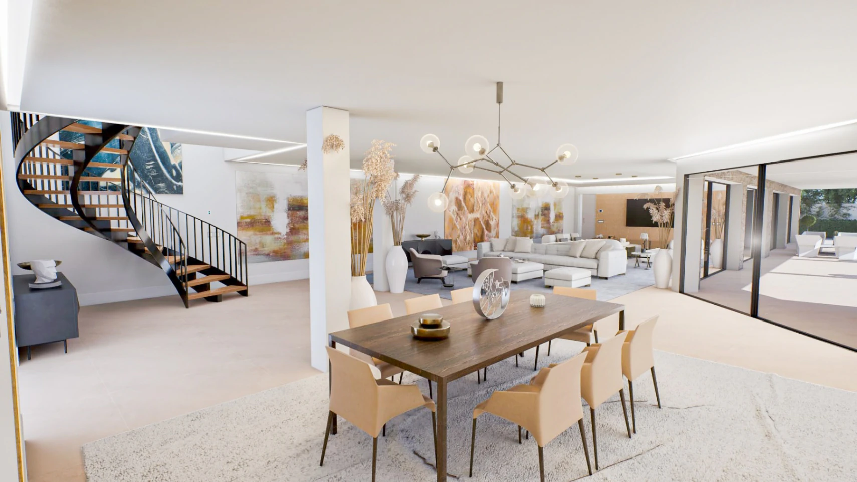 Villa Moderna en Construcción con Vistas al Mar en Venta en Alfaz del Pi