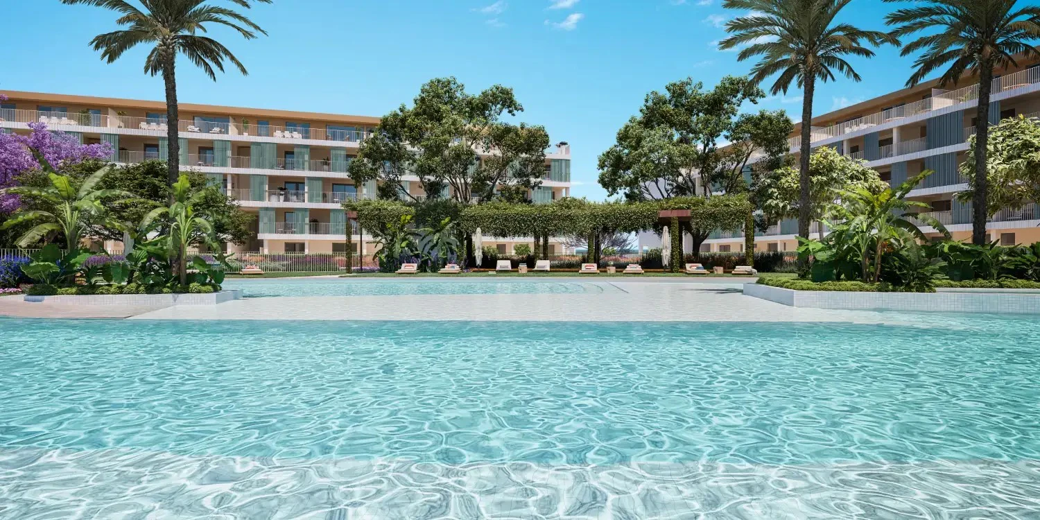 Appartement moderne de 3 chambres à Dénia près du port avec piscine et terrasse