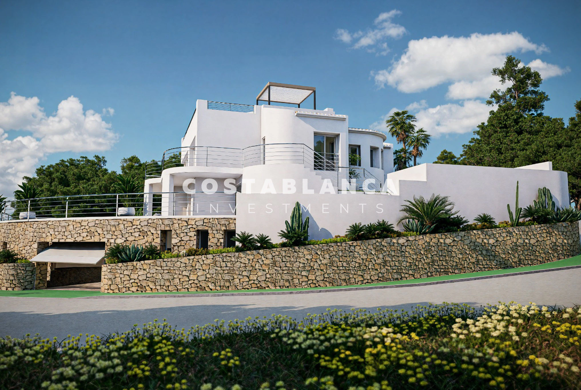 Une villa au style de vie unique avec vue sur la mer et les montagnes à Altea Hills