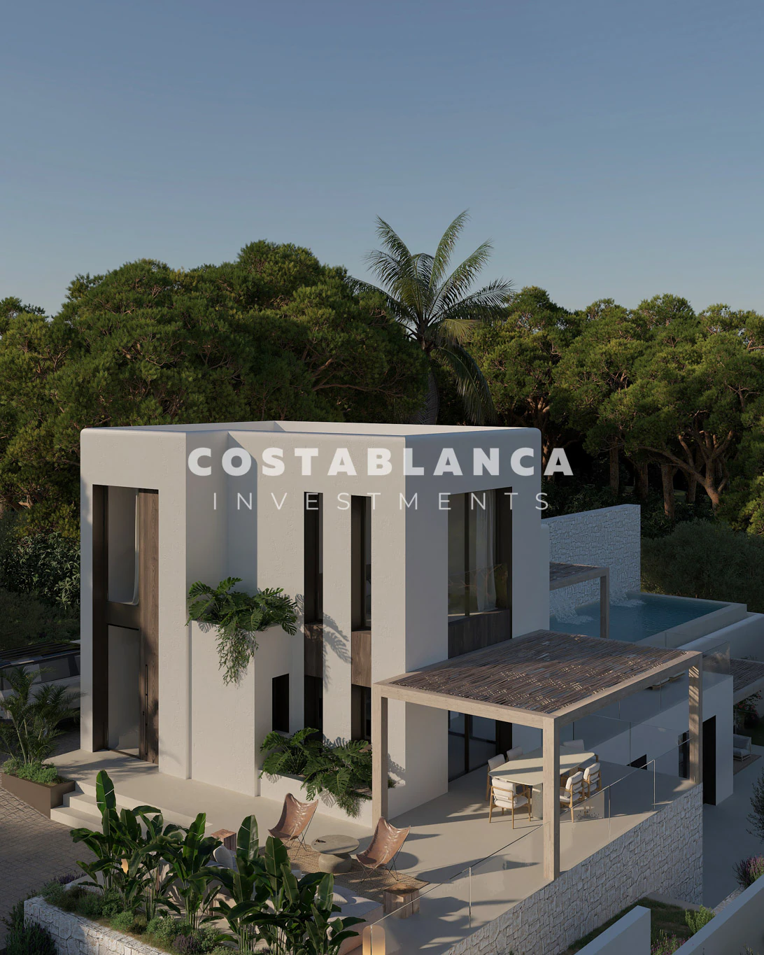 Modern Luxury Villa with Sea Views 250m from Cala La Fustera